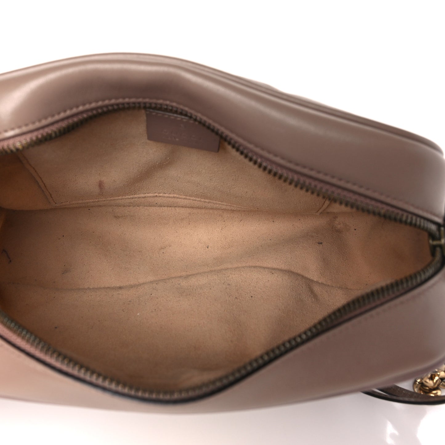 Calfskin Matelasse Small GG Marmont Chain Shoulder Bag Porcelain Rose