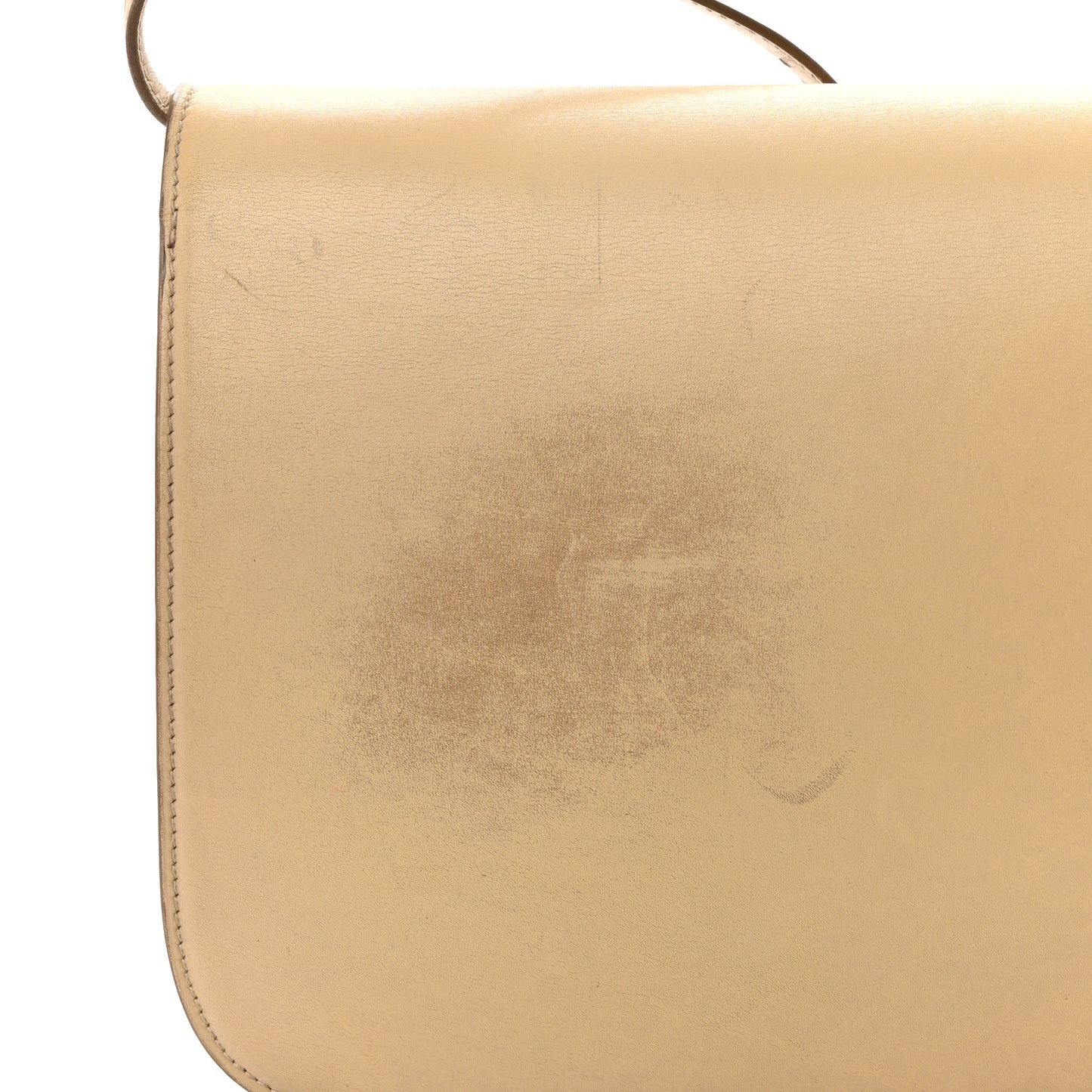 Box Calfskin Medium Classic Box Flap Bag Powder