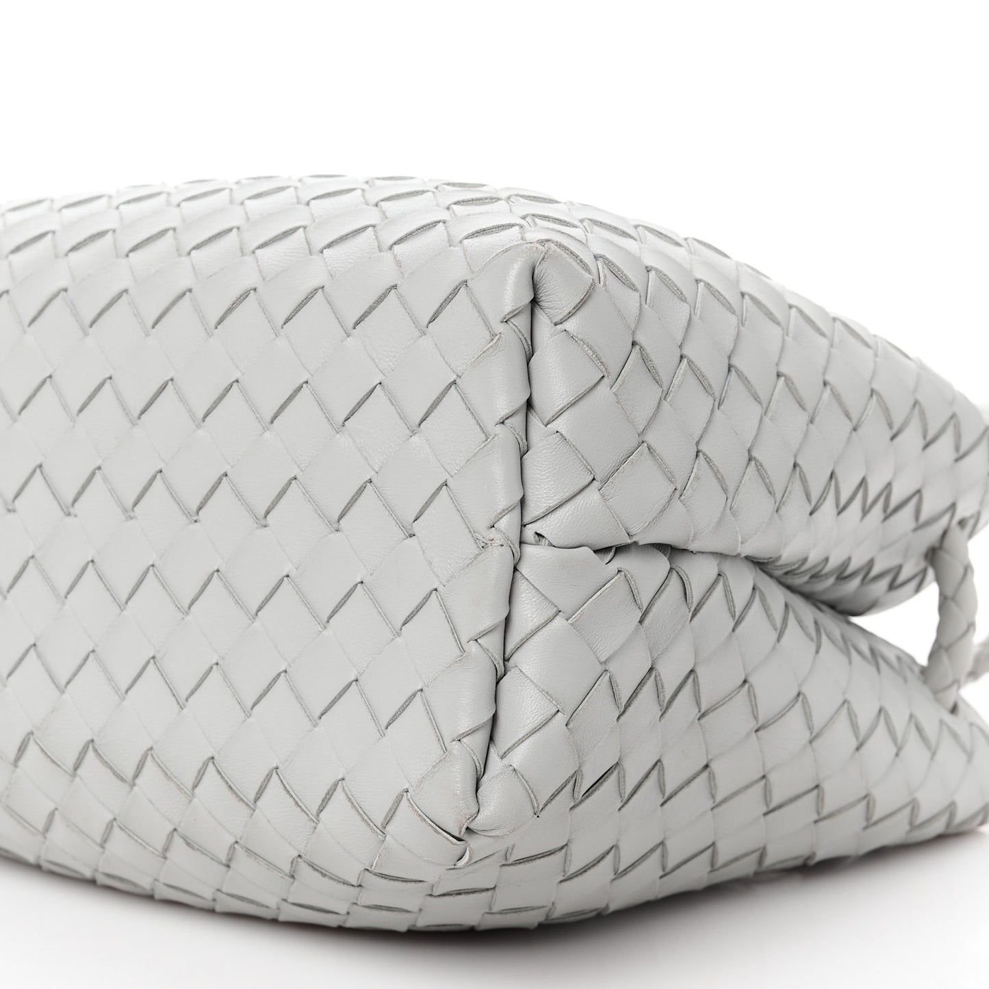 Nappa Intrecciato Medium Andiamo Shoulder Bag Sterling