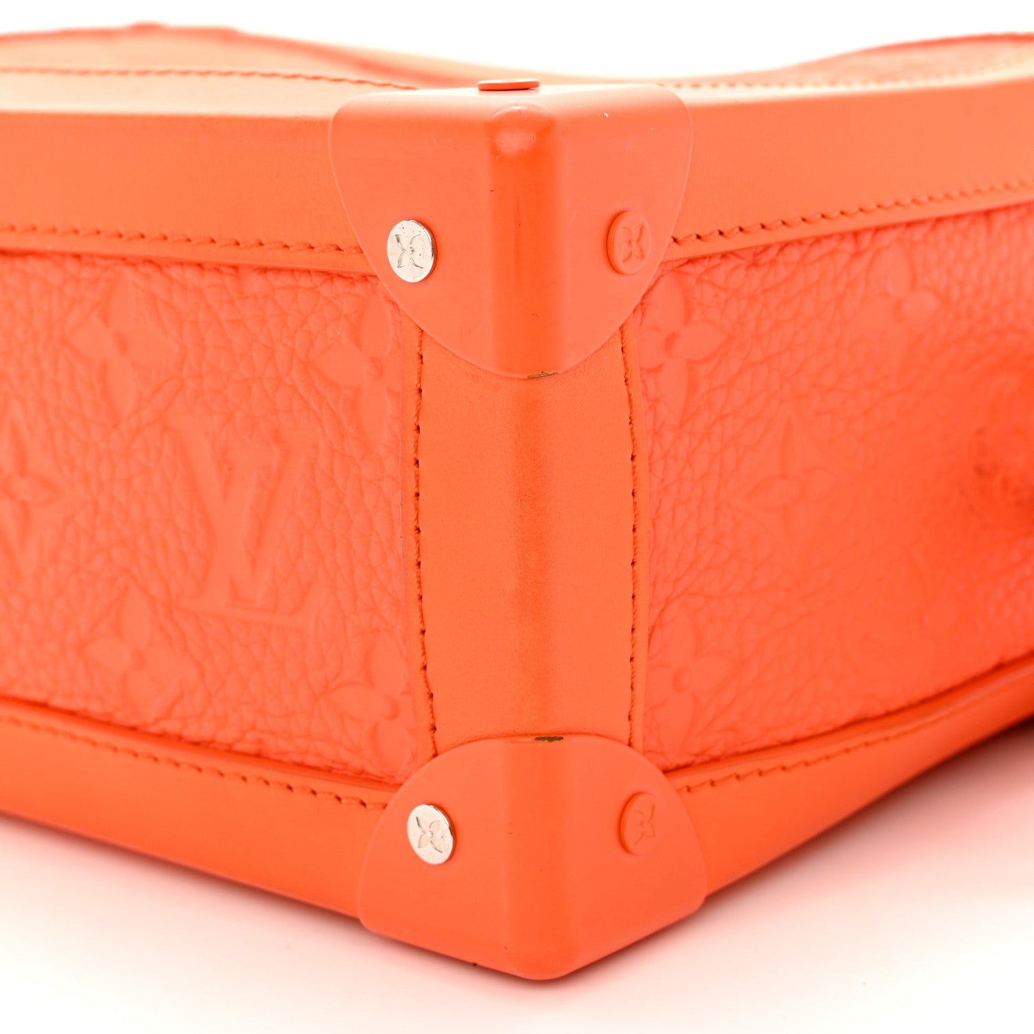 Louis Vuitton Taurillon Monogram Solar Ray Soft Trunk Orange 10 of 14
