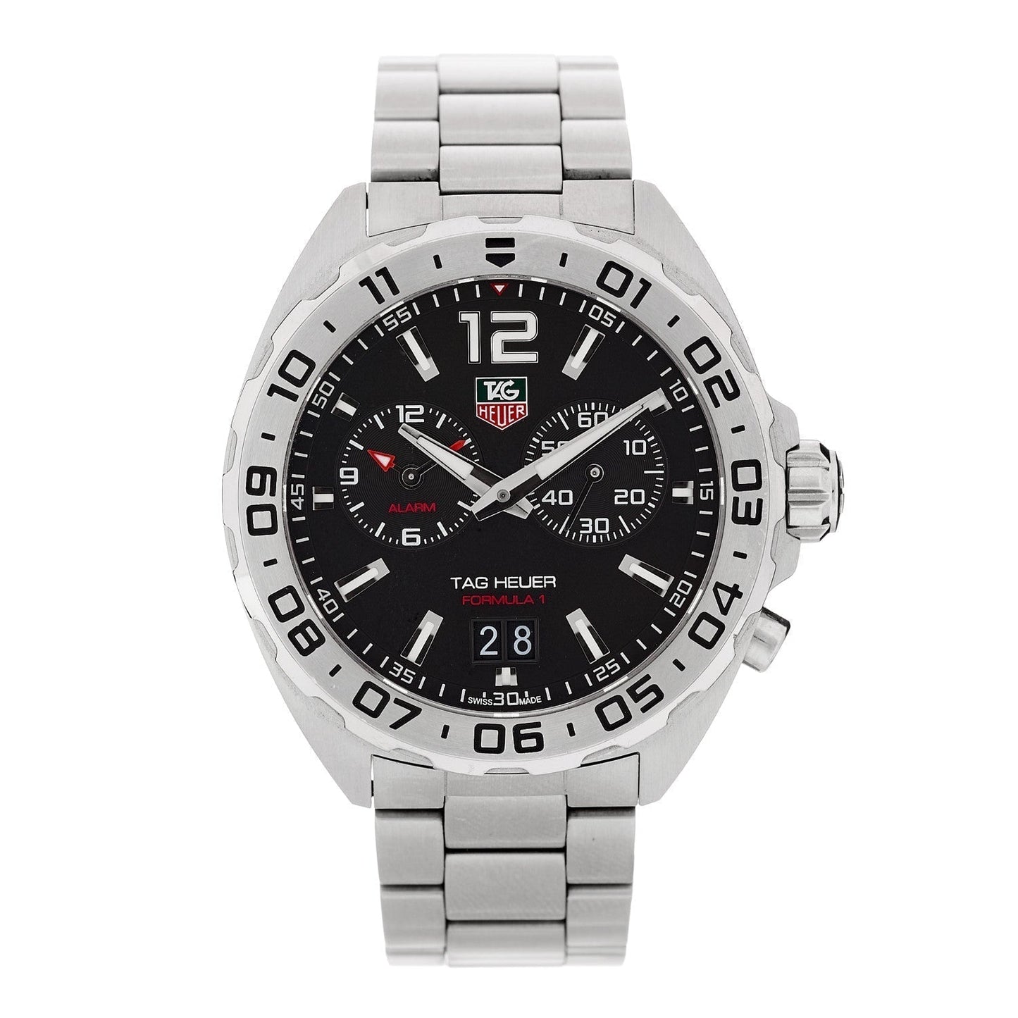 Stainless Steel 41mm Formula 1 Quartz Watch Black WAZ111A