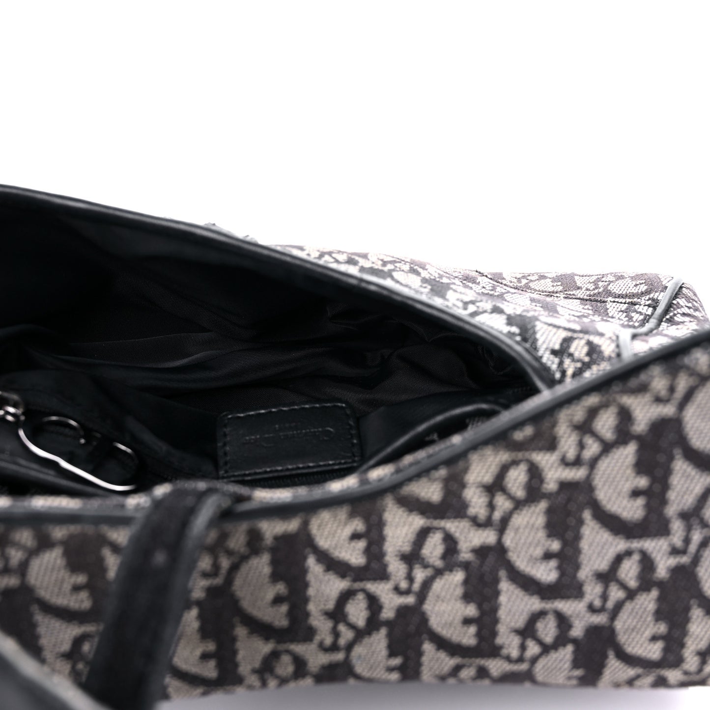 Monogram Saddle Bag Black