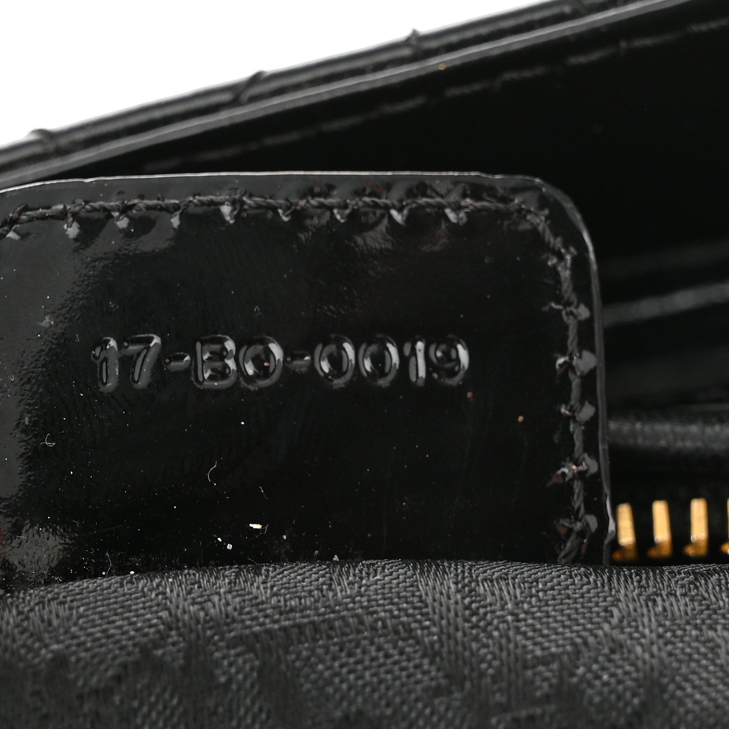 Patent Cannage Medium Lady Dior Black