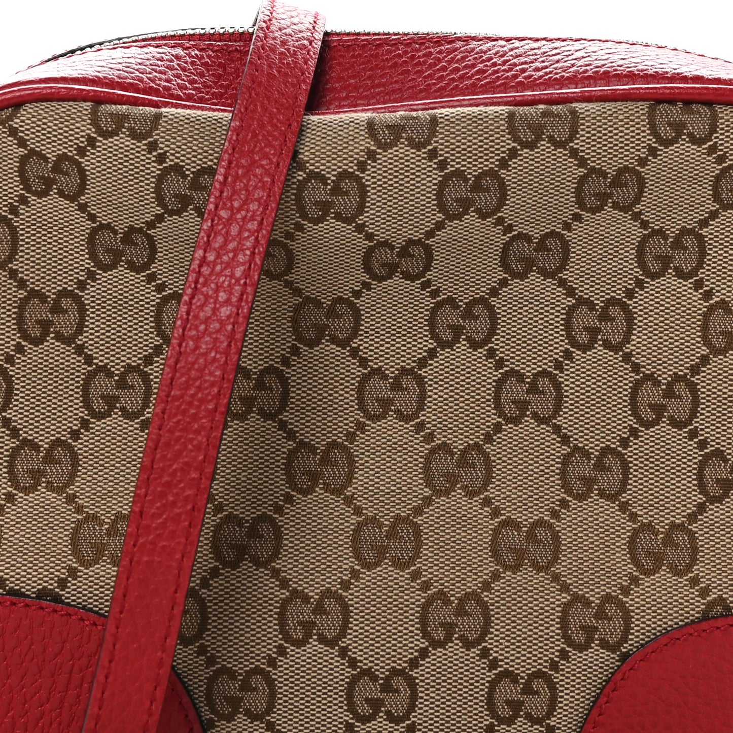 Monogram Mini Bree Messenger Bag Red