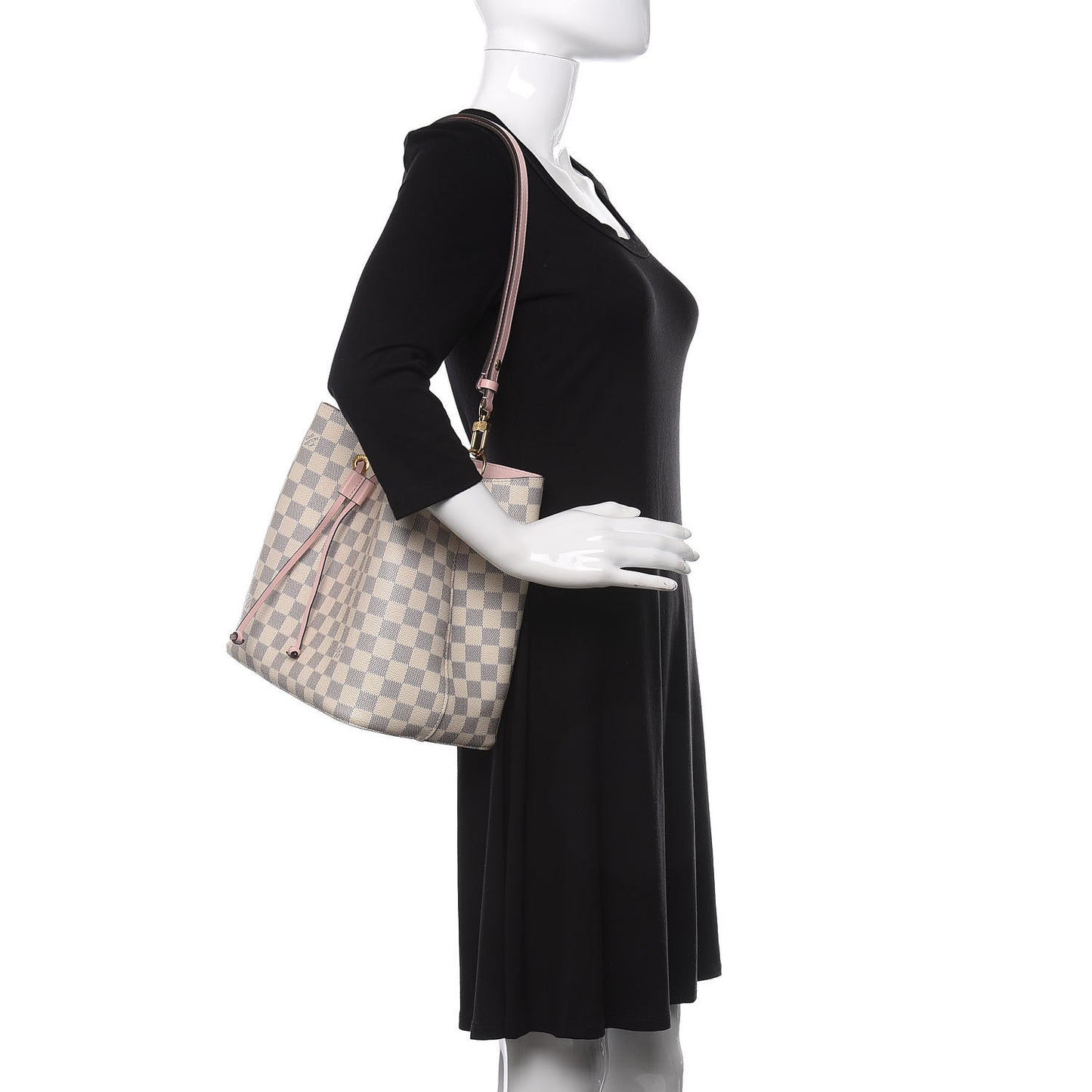 Damier Azur Neonoe MM Eau De Rose