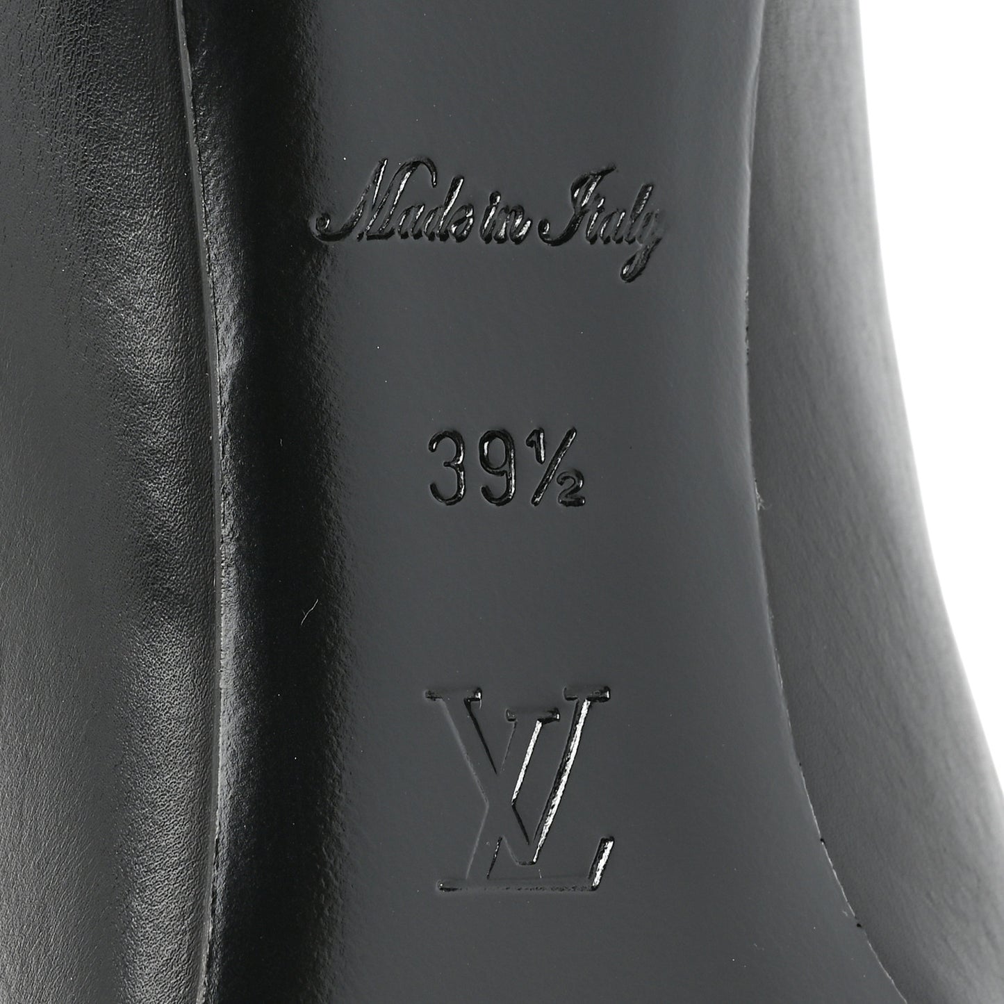 Calfskin Heartbreaker Pumps 39.5 Black