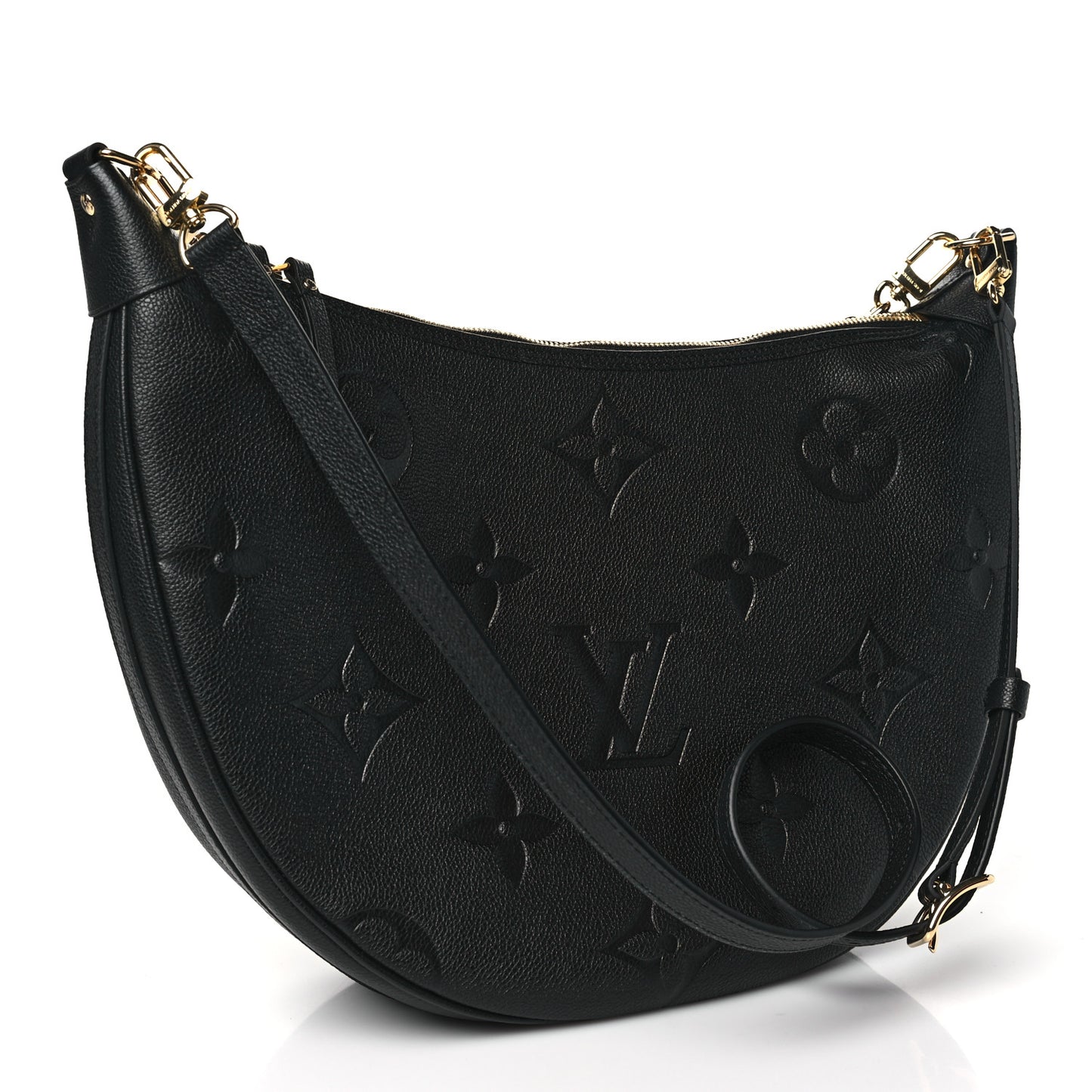 Empreinte Monogram Giant Loop Hobo Black