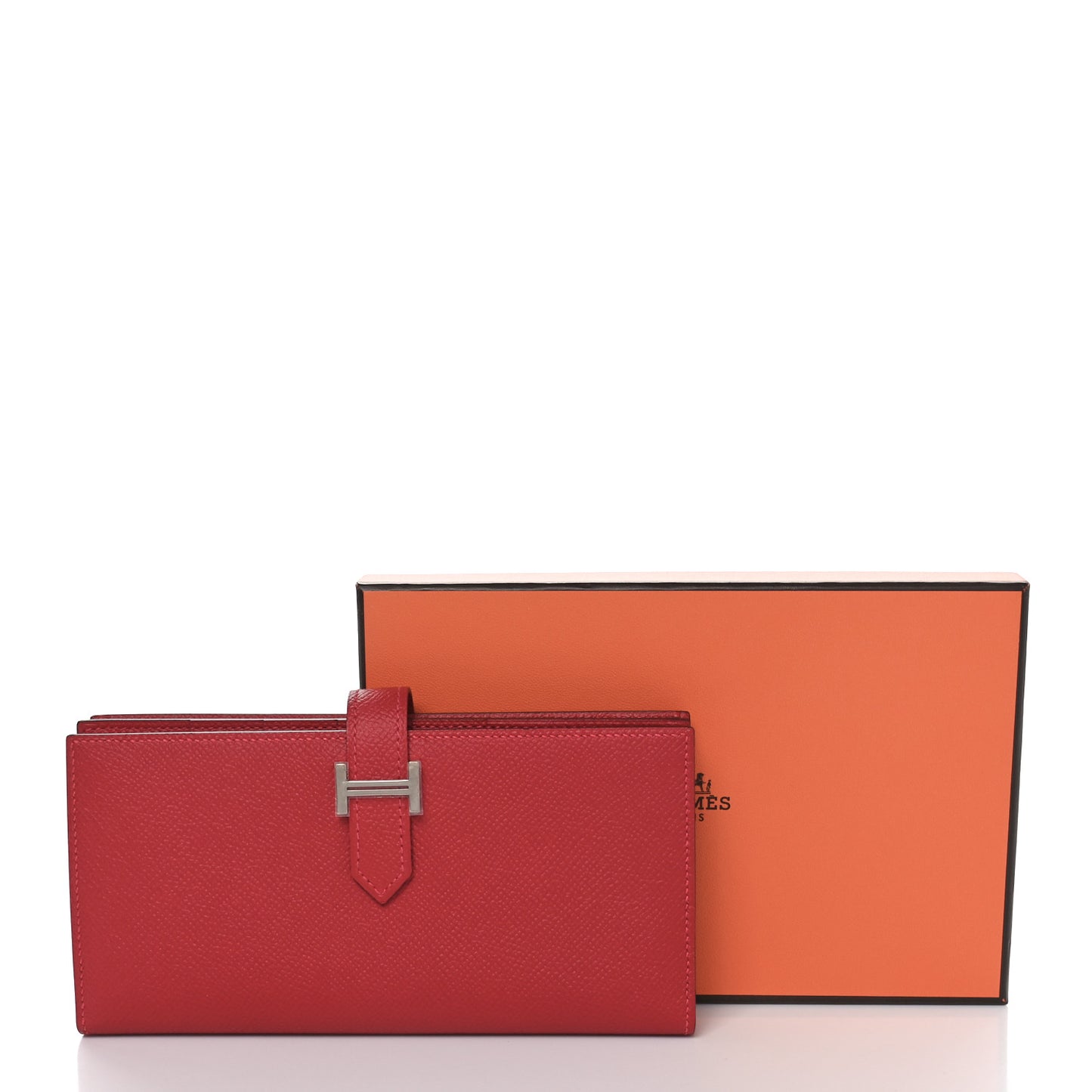 Epsom Bearn Gusset Wallet Rouge Casaque