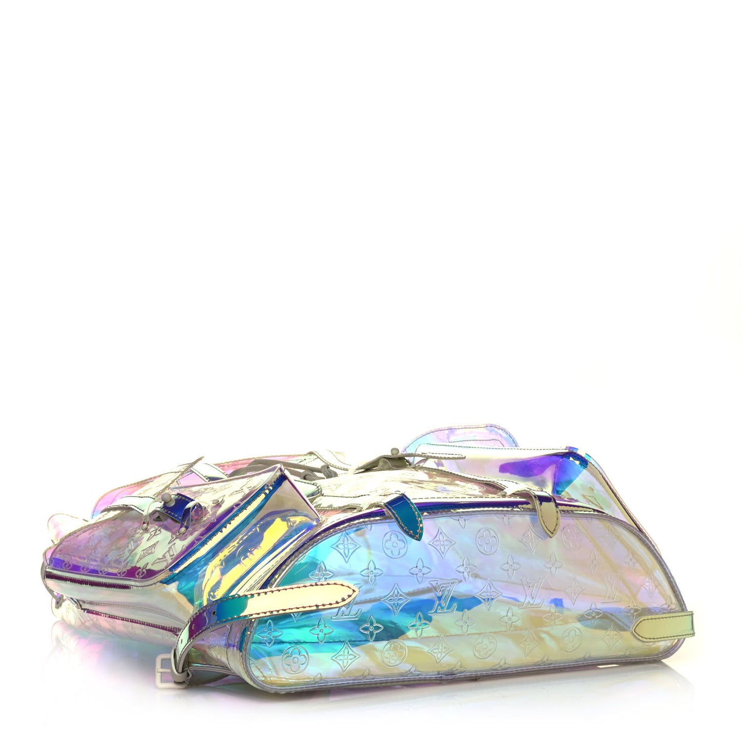 PVC Monogram Christopher Backpack GM Iridescent Prism