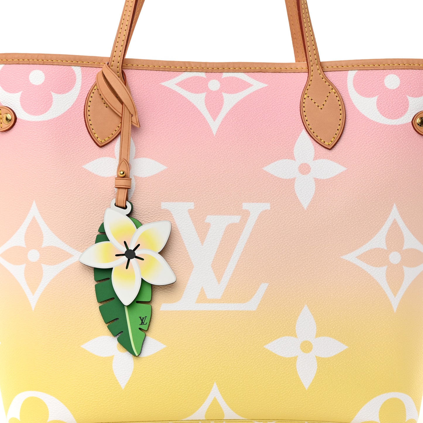Monogram Giant By The Pool Neverfull MM Light Pink
