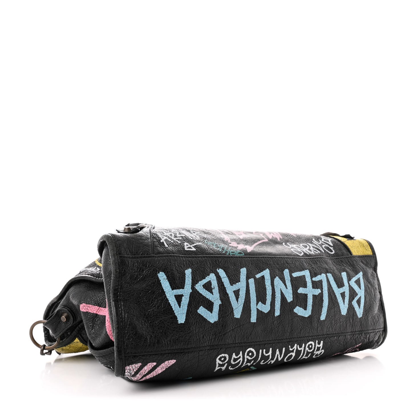 Agneau Graffiti All Over Classic Hardware City Black Multicolor