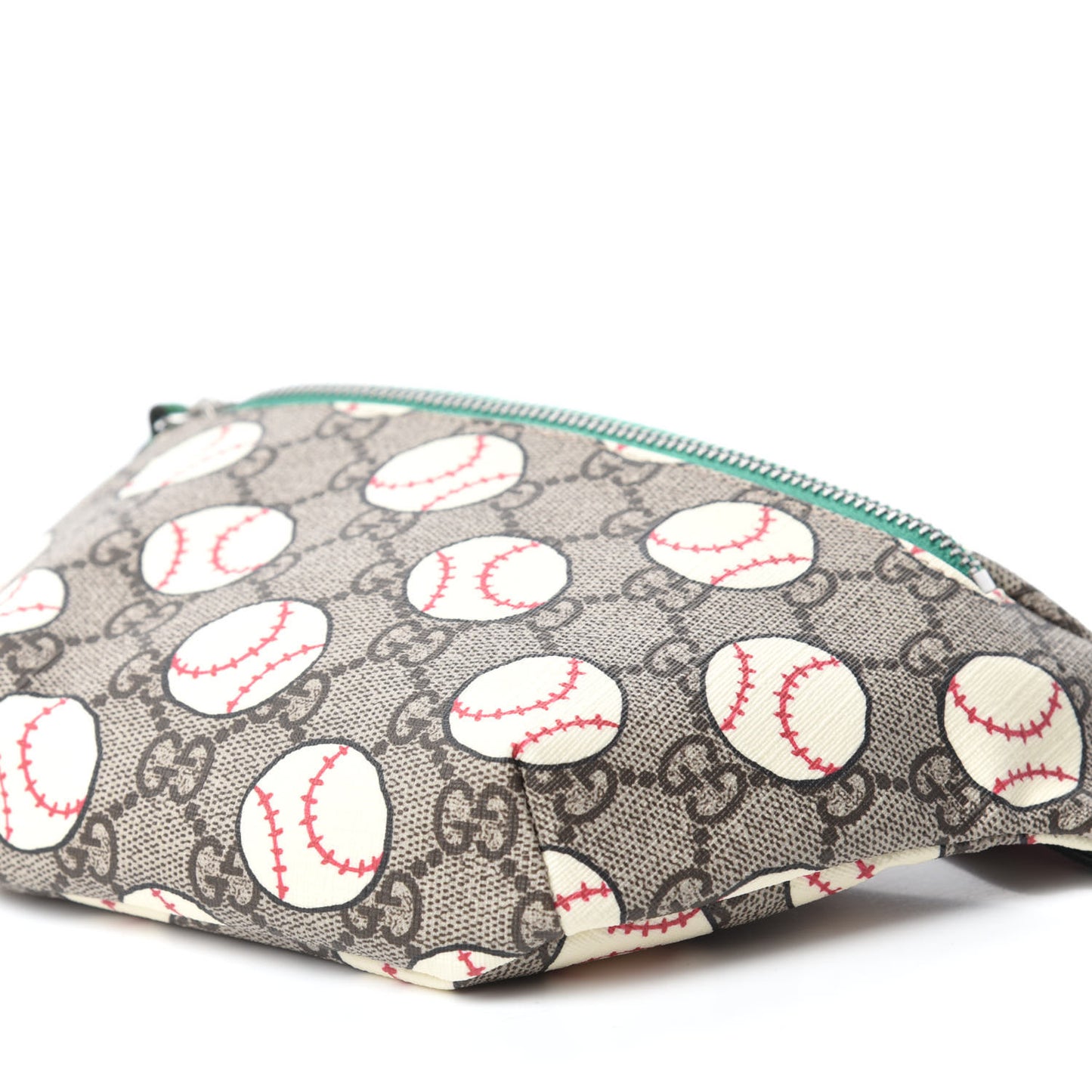 GG Supreme Monogram Baseballs Web Childrens Belt Bag