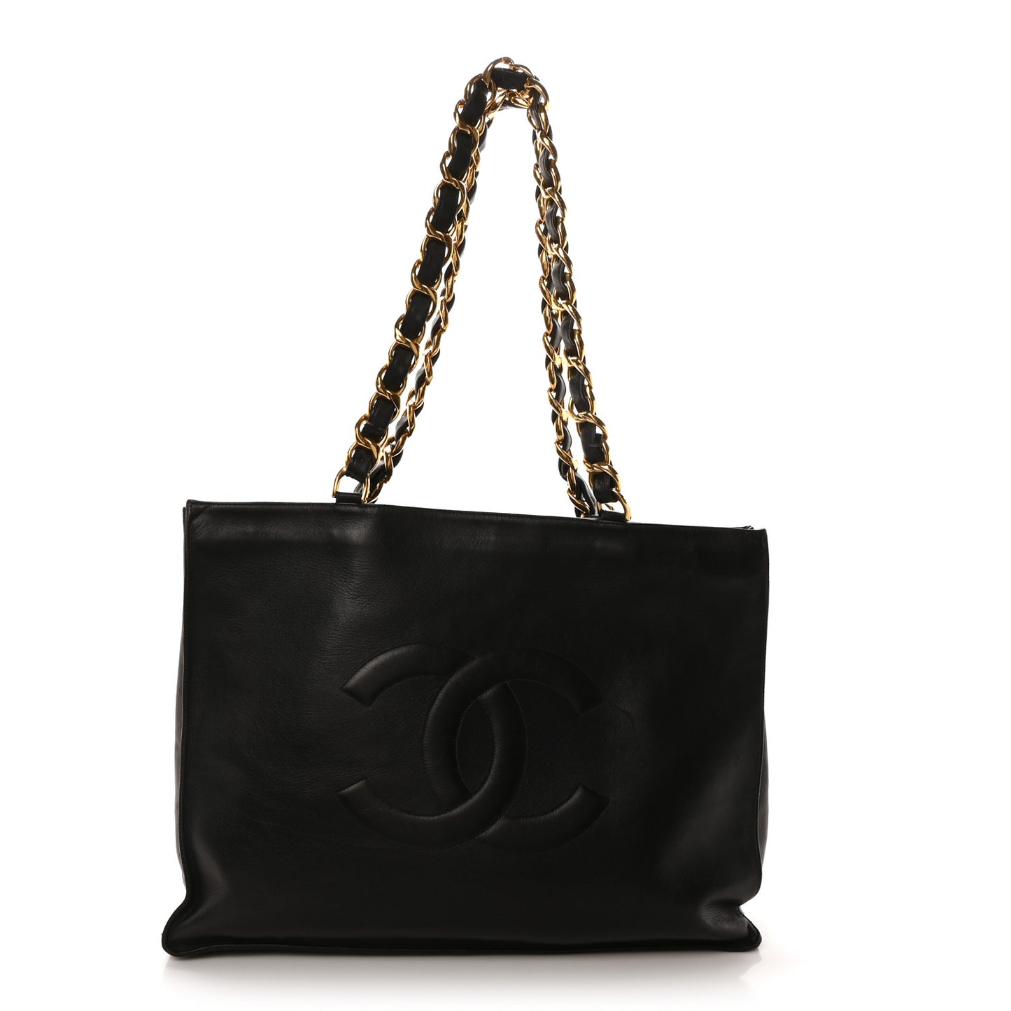 Lambskin CC Tote Black