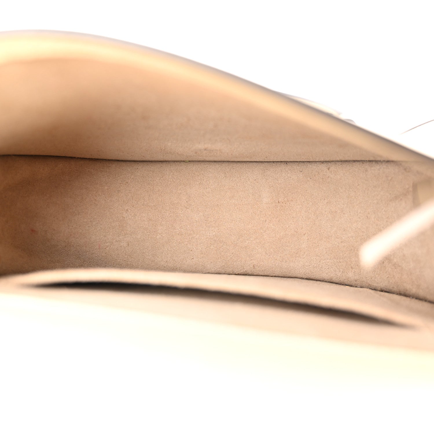 Chloe Calfskin Suede Small Nile Bracelet Bag Off White 5 of 15