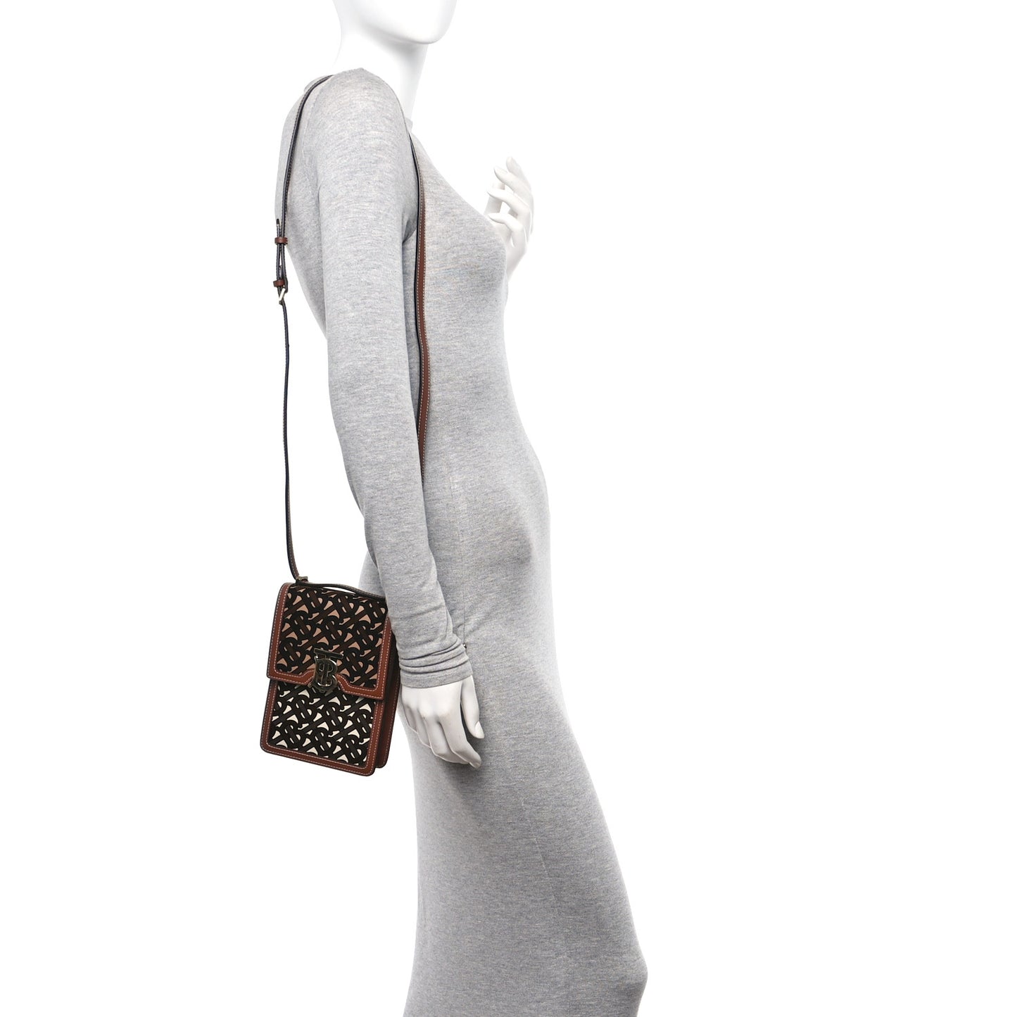 Velvet TB Mini Robin Crossbody Brown Black