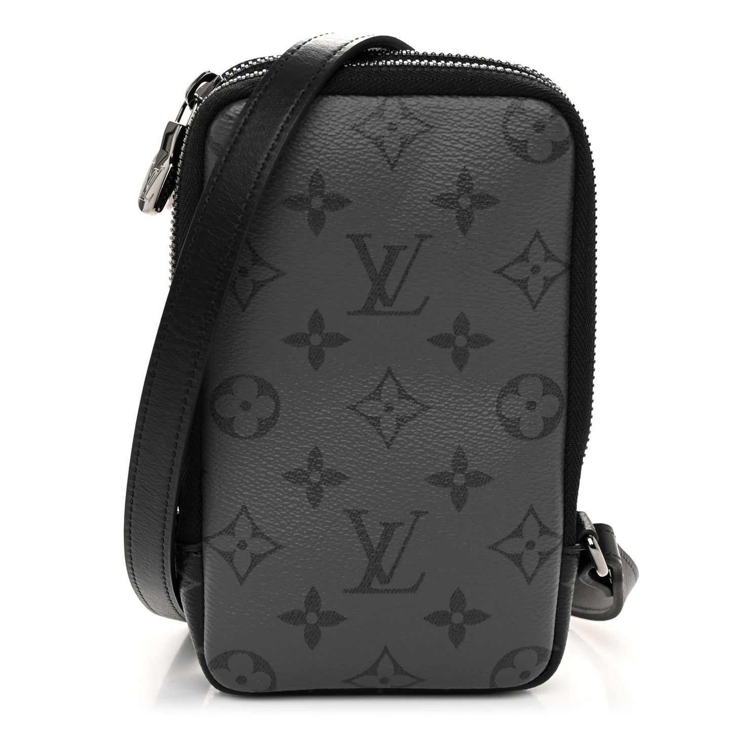 Monogram Eclipse Reverse Double Phone Pouch