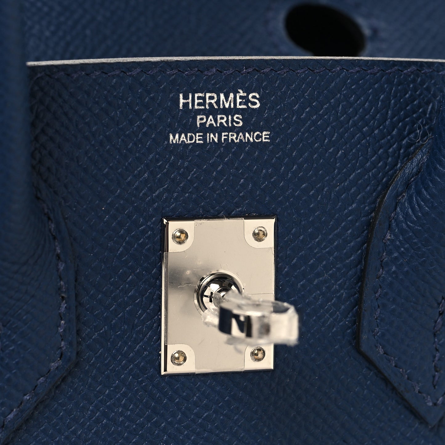 Epsom Birkin Sellier 25 Bleu Navy