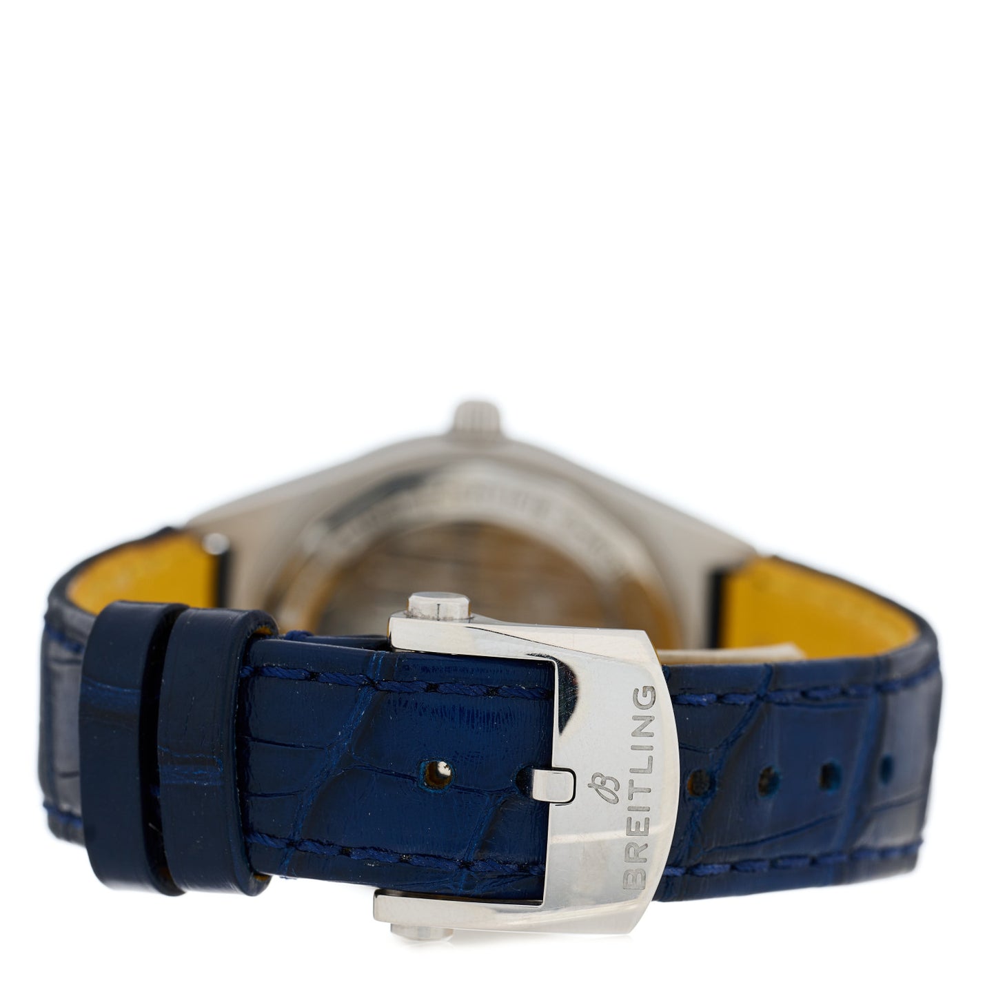 Stainless Steel Alligator Gemstone 36mm Chronomat South Sea Automatic Watch Blue A10380611C1P1
