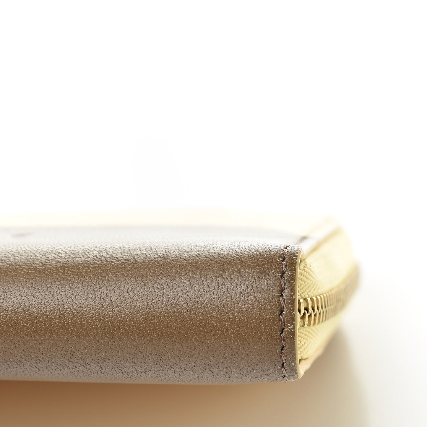 Lambskin Large Zip Around Multifunction Wallet Butter