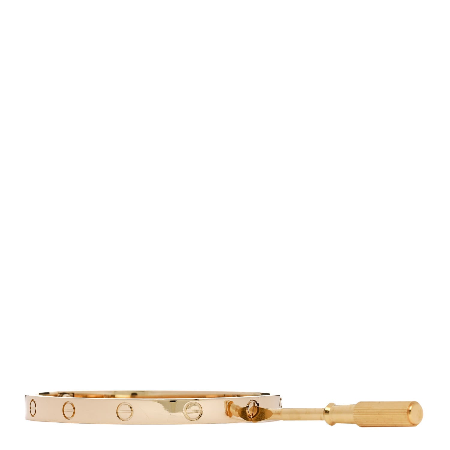 Cartier 18K Yellow Gold LOVE Bracelet 19 3 of 9
