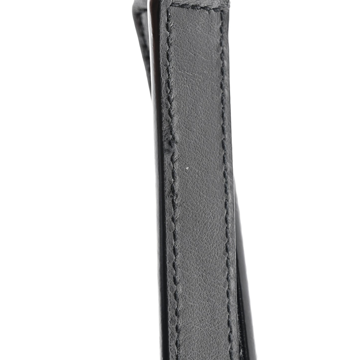 Calfskin Y Quilted Monogram Monochrome Medium Loulou Chain Satchel Black