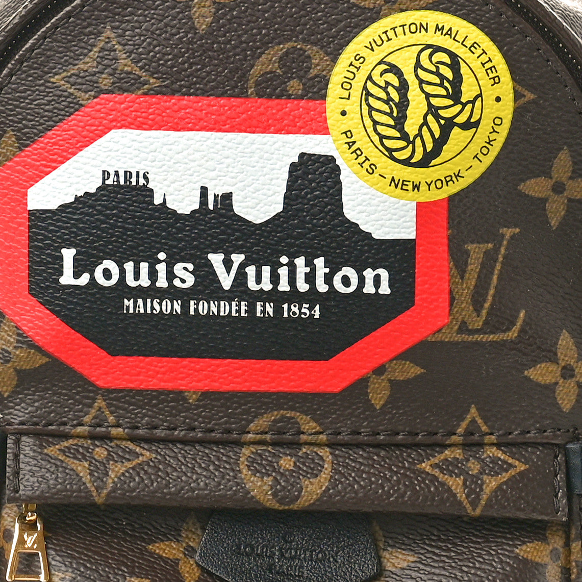 Monogram World Tour Palm Springs Backpack Mini