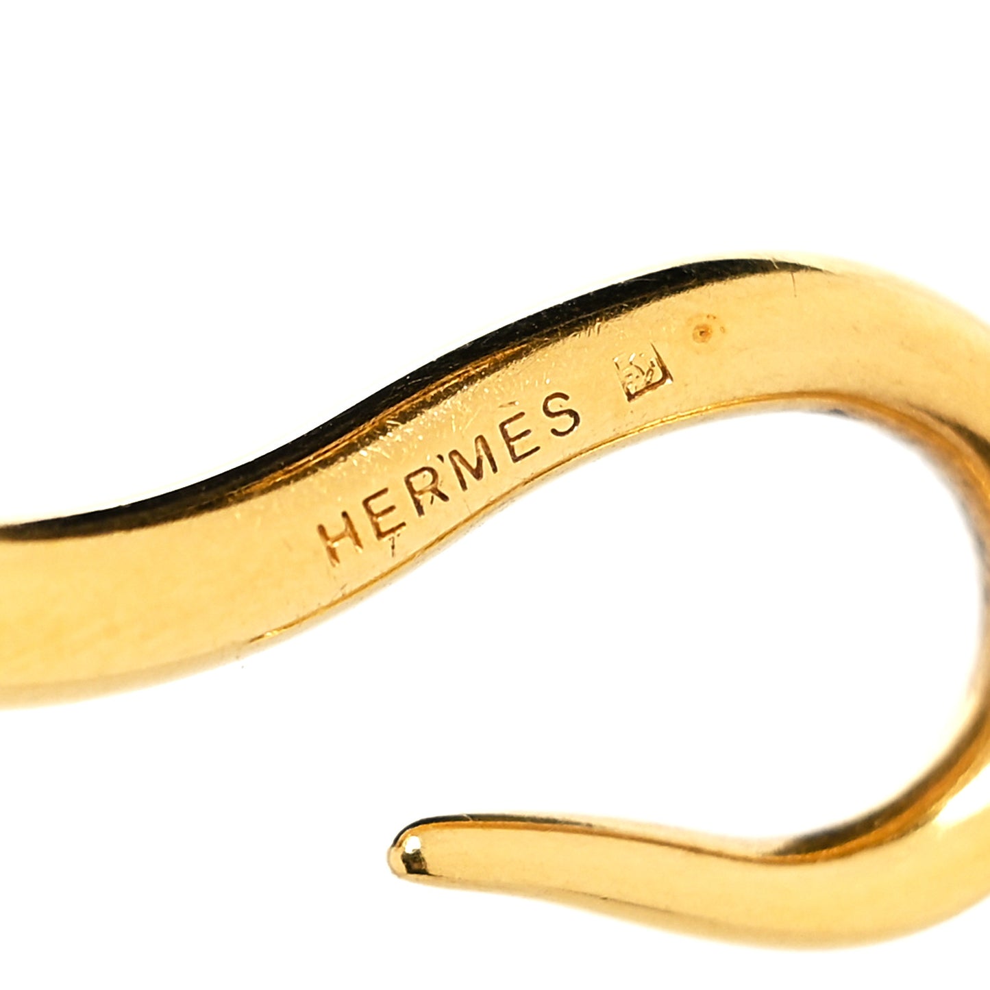 Natural Bridle Jumbo Hook Bracelet Bouton
