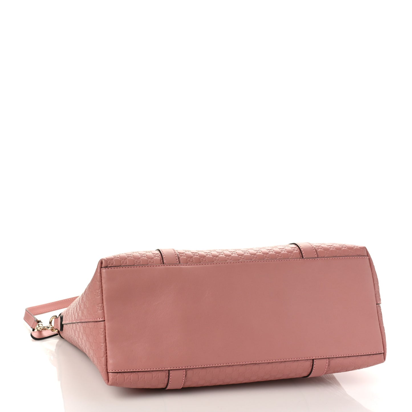 Soft Microguccissima Medium Zippered Satchel Soft Pink