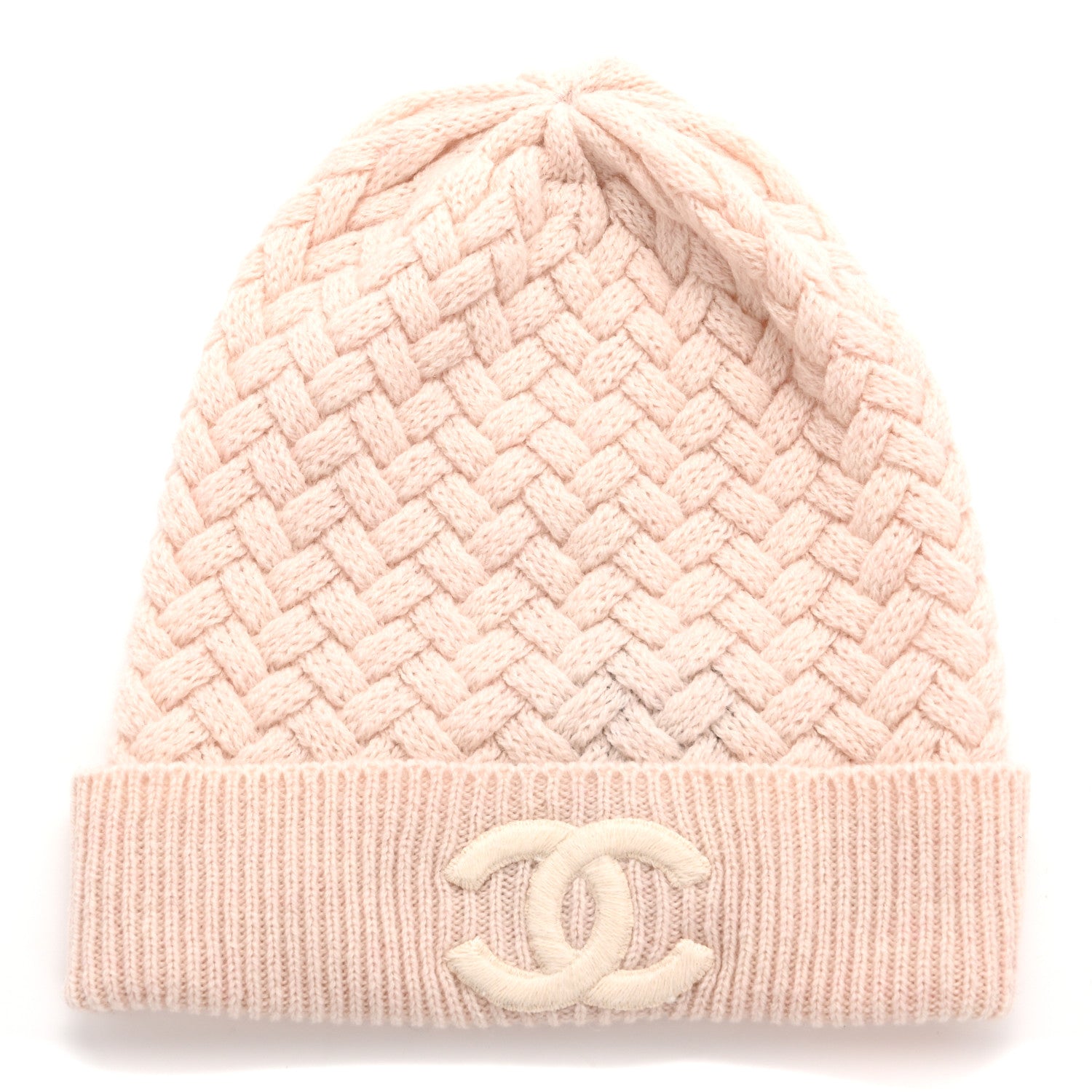 Chanel Pink Cashmere Beanie Chanel Pink Cashmere Beanie Hat M International main image 4