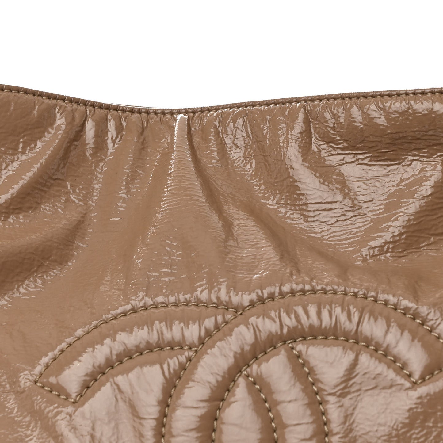 Vinyl Rodeo Tote Beige