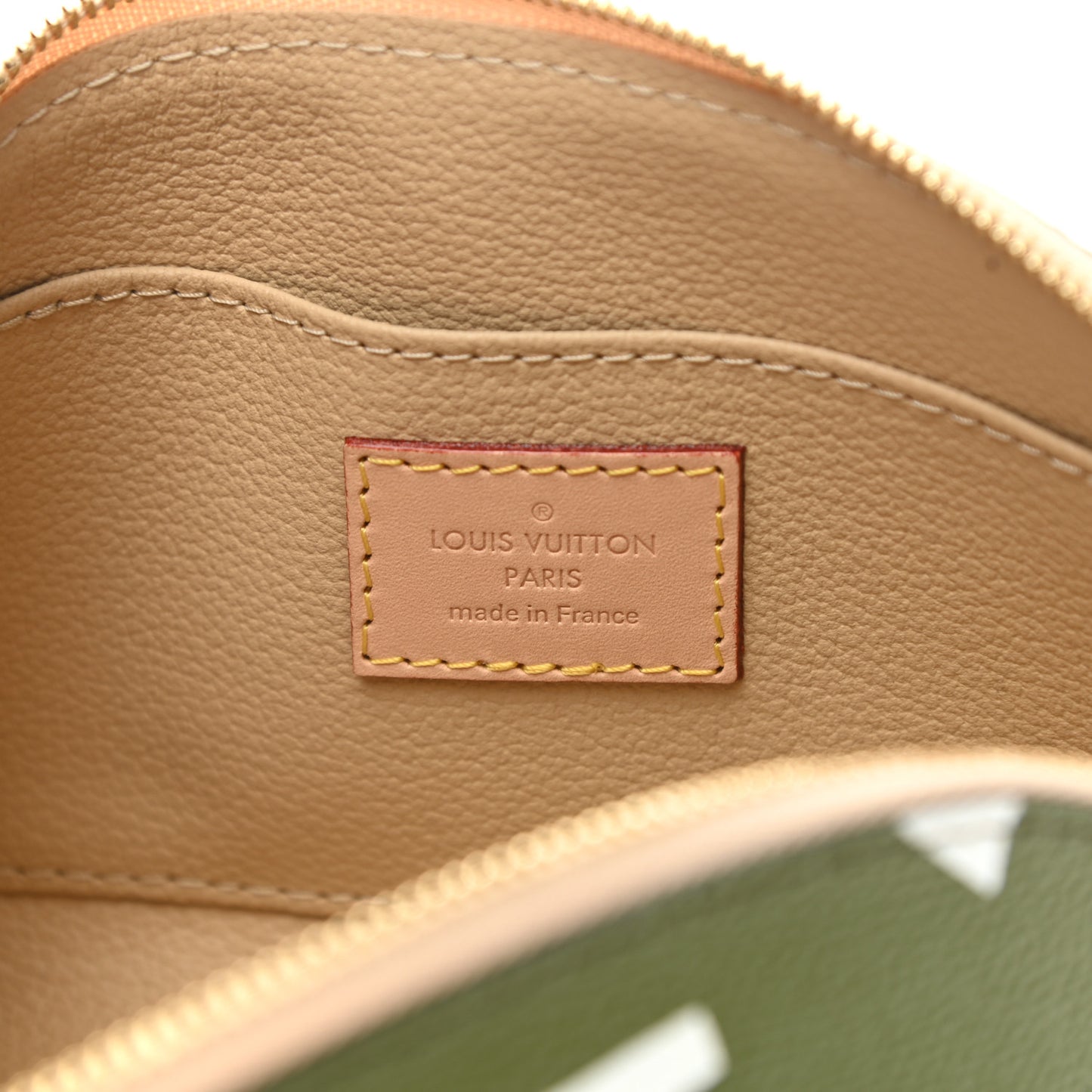 Monogram Giant Cosmetic Pouch Kaki