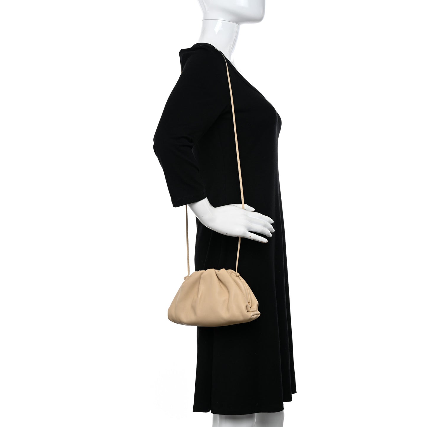 Butter Calfskin The Mini Pouch Porridge