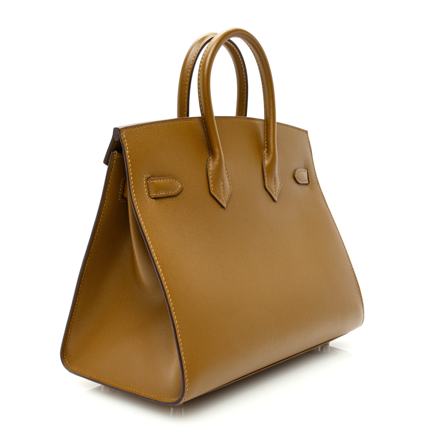 Madame Calfskin Birkin Sellier 25 Bronze Dore