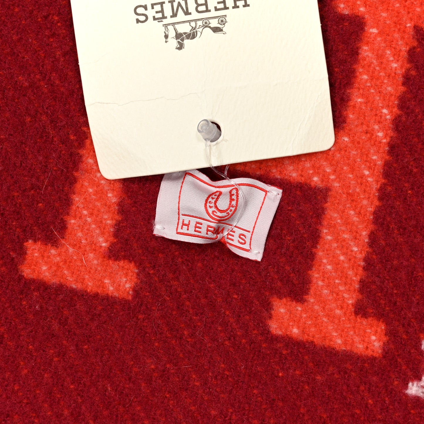 Wool Cashmere Western And Company Blanket Rouge H
