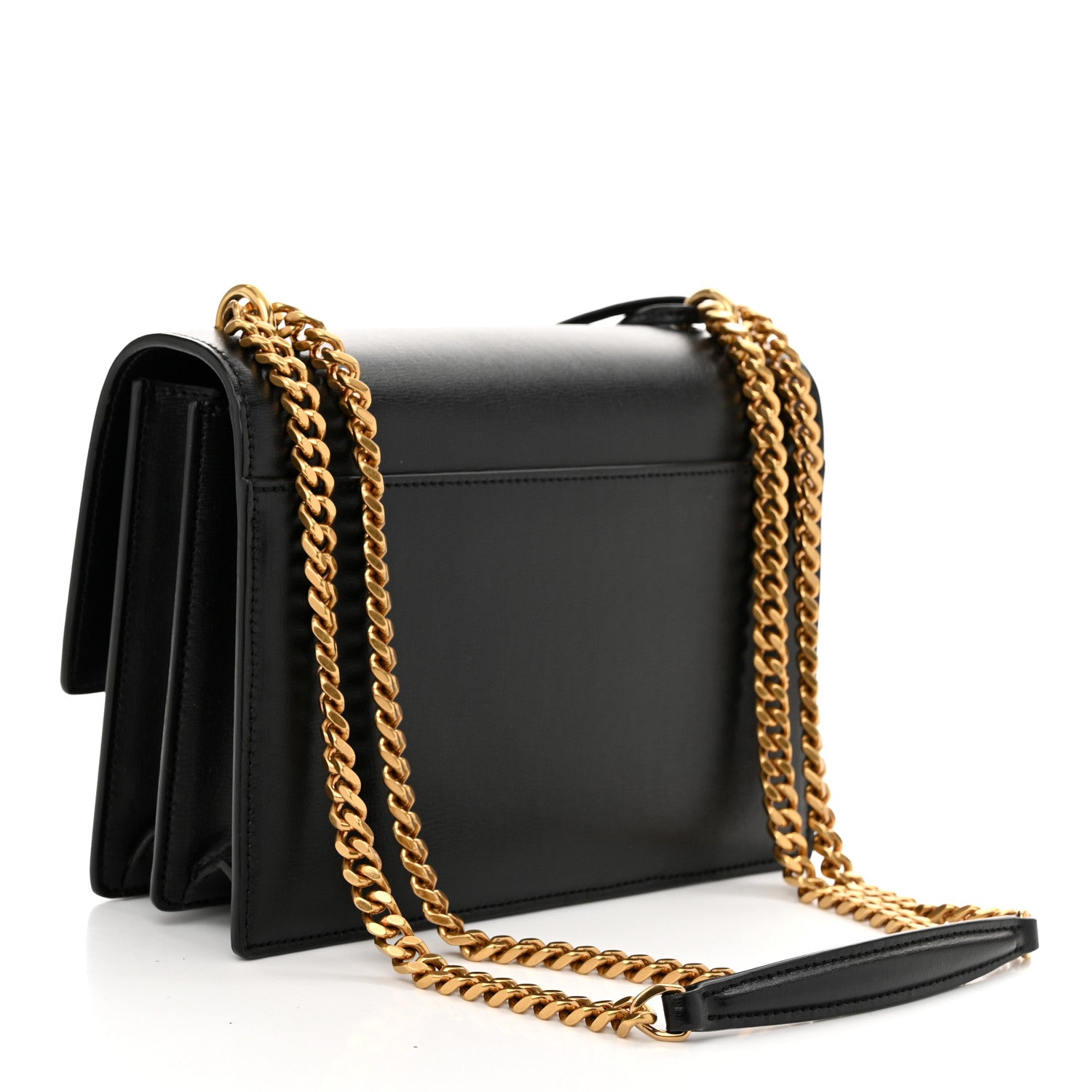 Saint Laurent Calfskin Medium Monogram Sunset Black 3 of 10