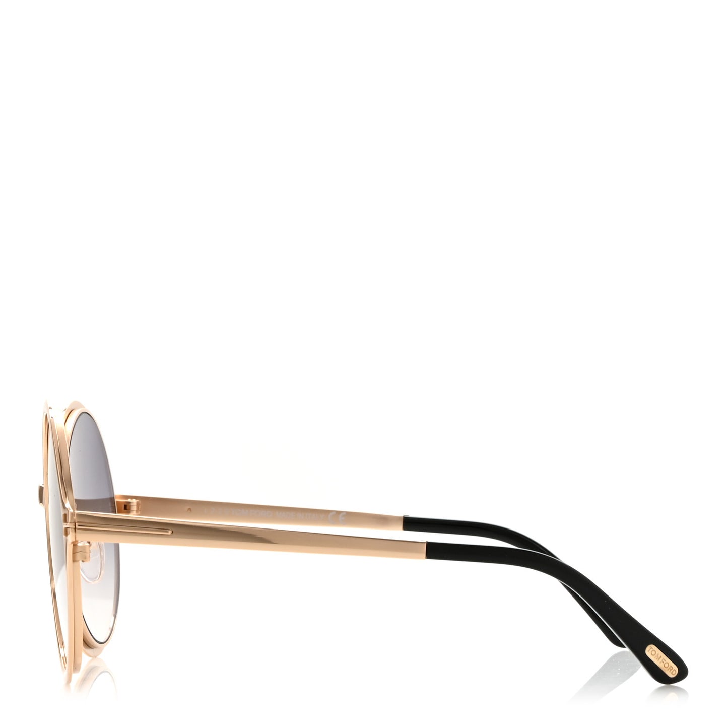 Round Ava 02 Sunglasses TF572 Gold