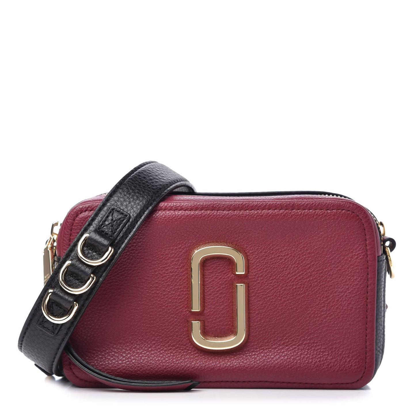 Supple Natural Grain Calfskin Softshot 21 Crossbody Bag Burgundy