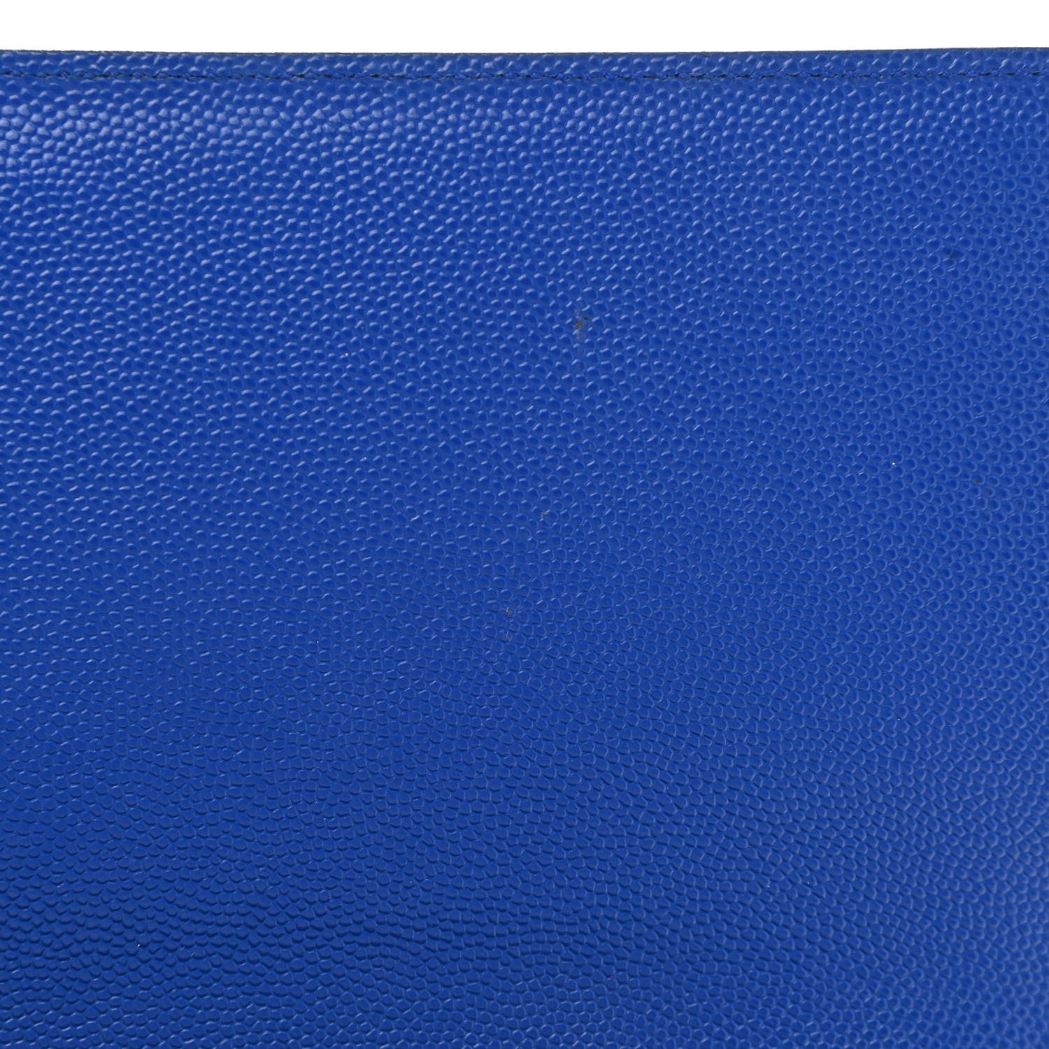 Saint Laurent Grain De Poudre Classic Monogram Cassandre Clutch Blue Majorelle 9 of 9