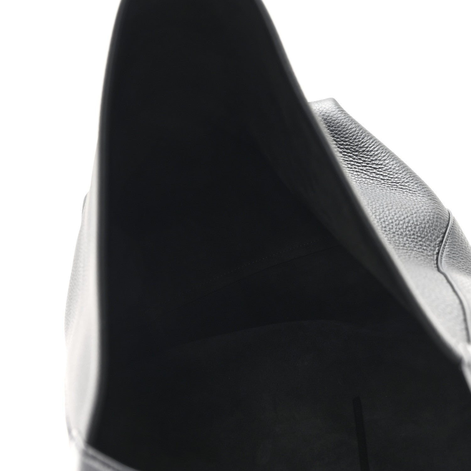 The Row Grained Calfskin Large N/S Park Tote Black 5 of 9