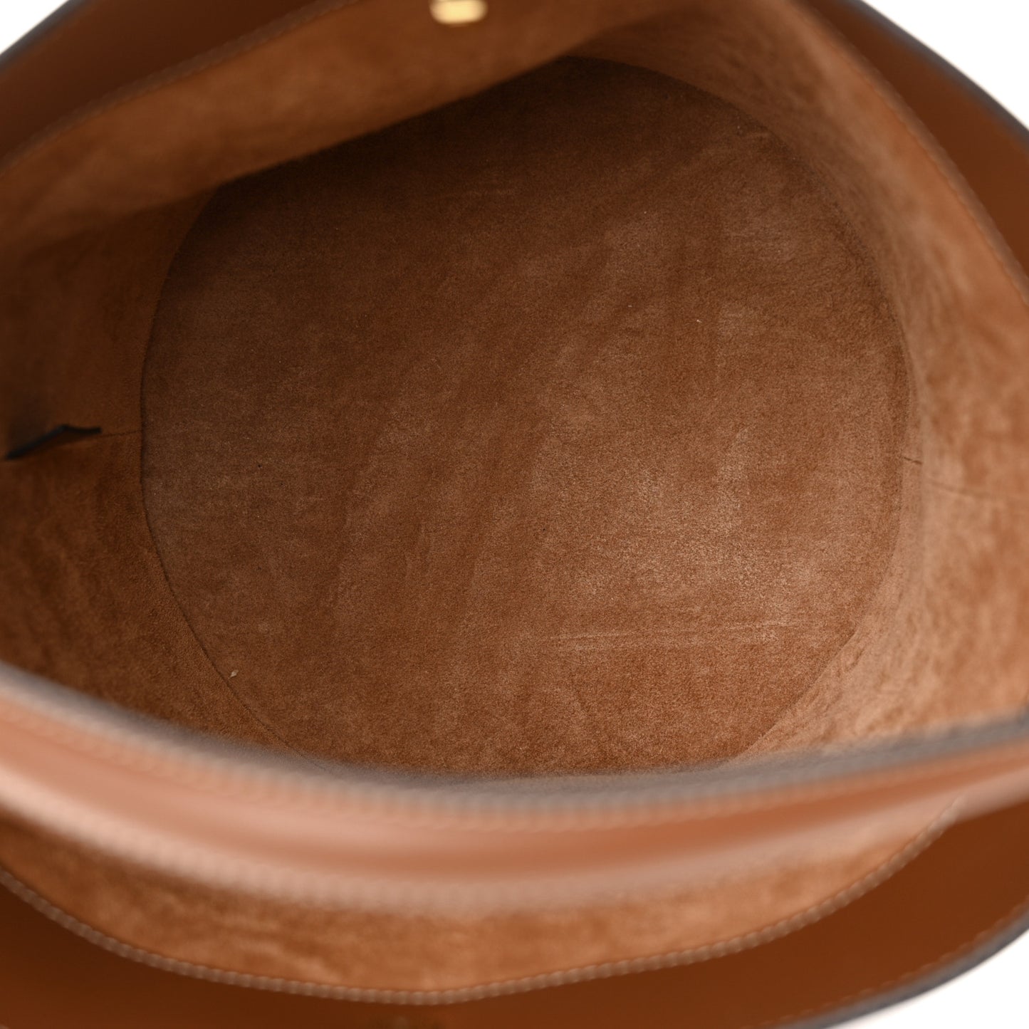 Smooth Calfskin Bucket 16 Bag Tan