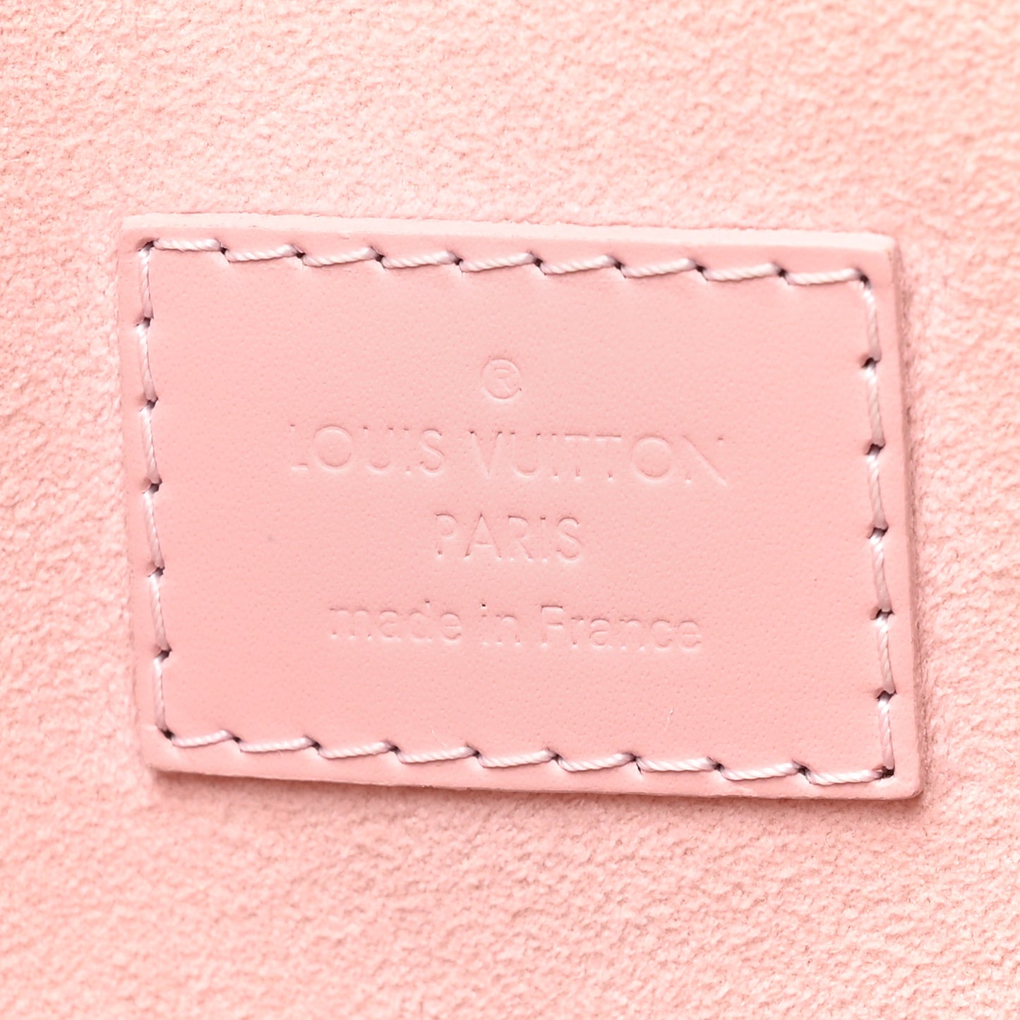 LOUIS VUITTON Damier Ebene Caissa Hobo Rose Ballerine