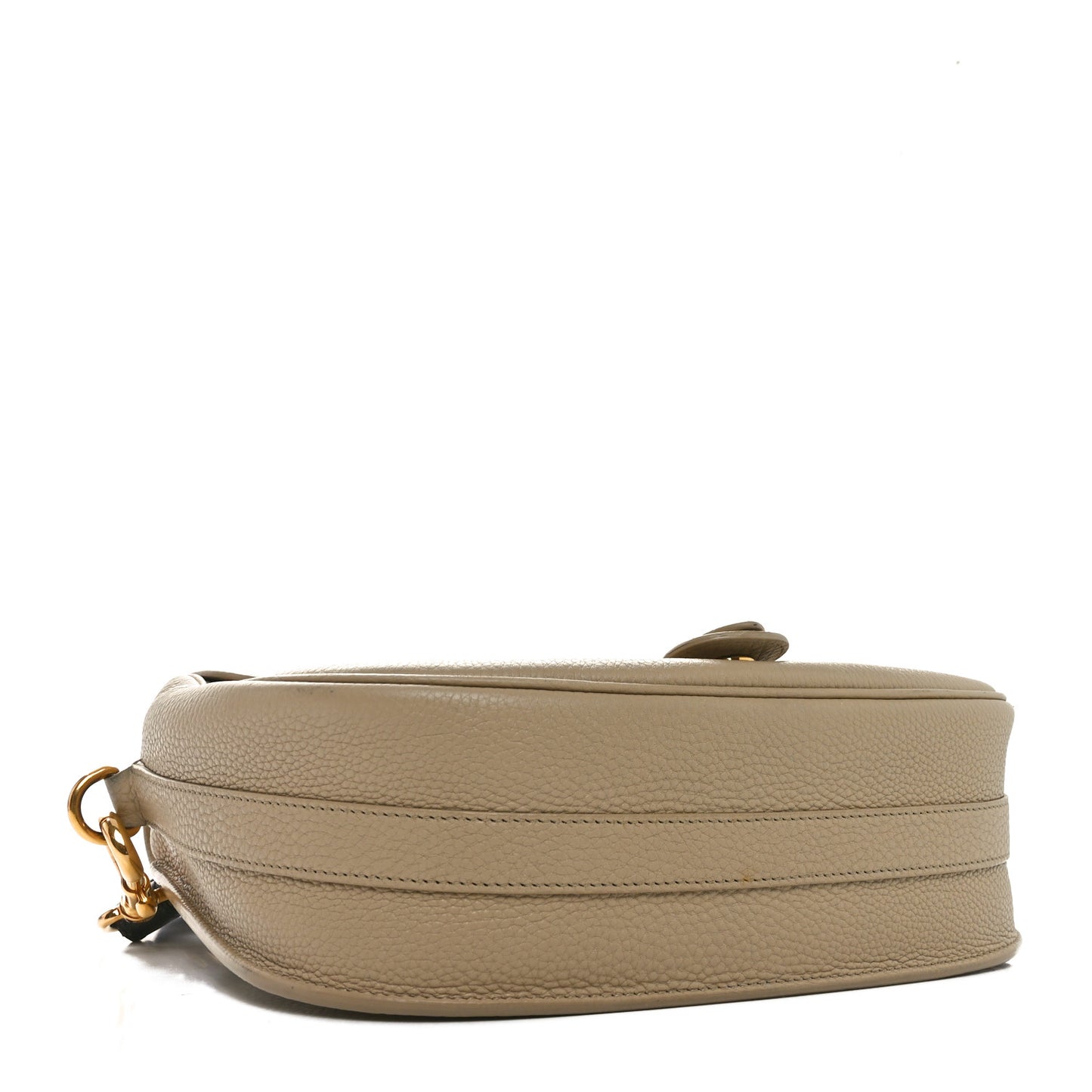 Grained Calfskin Large Bobby Flap Beige
