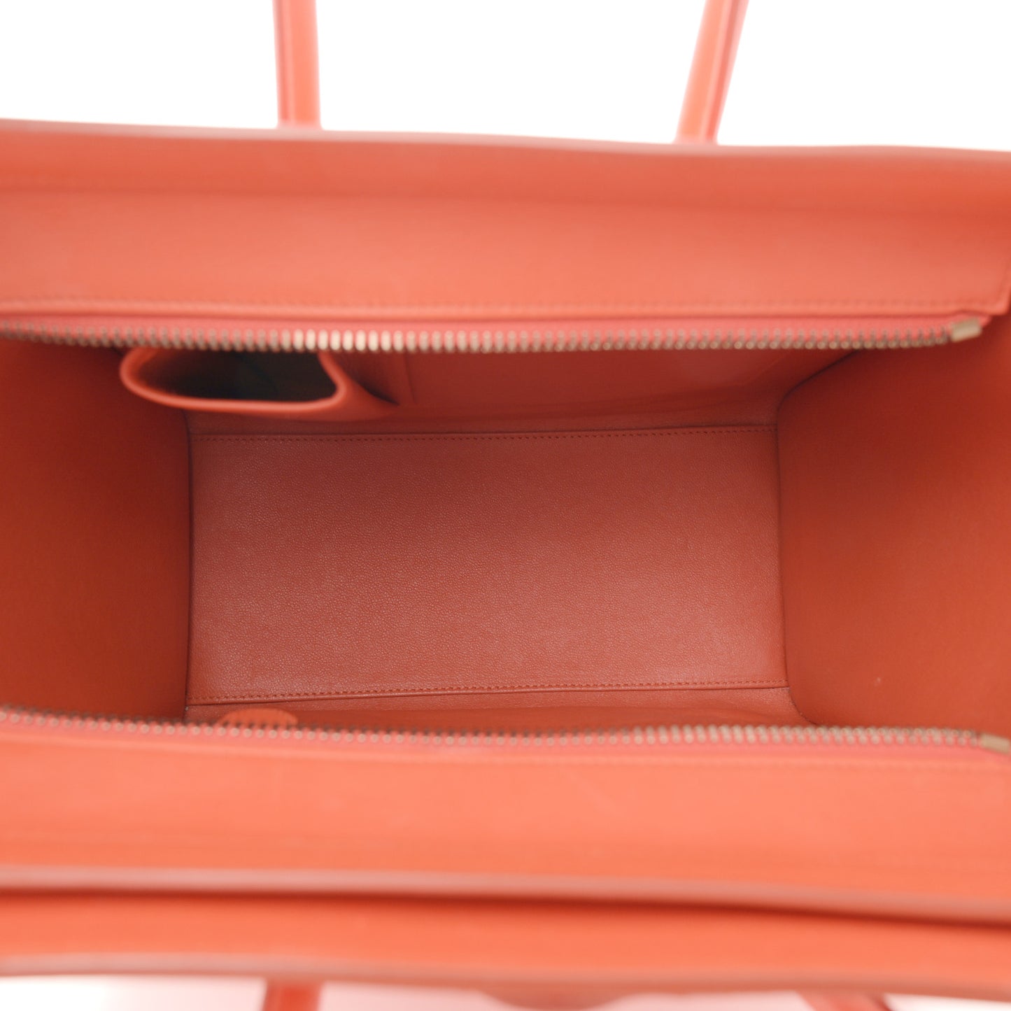 Smooth Calfskin Mini Luggage Orange