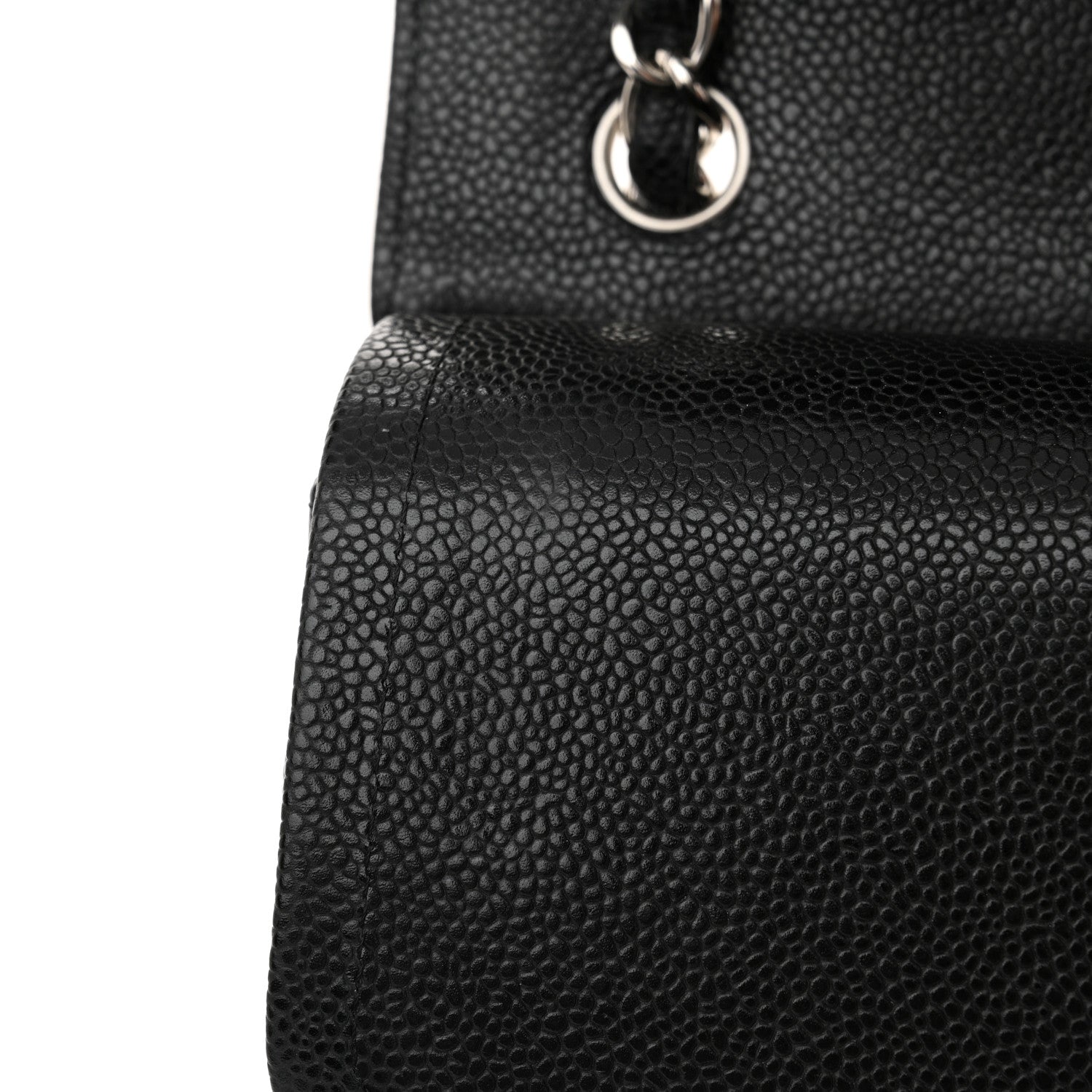 Chanel Caviar Quilted Jumbo Double Flap Black 11 of 12