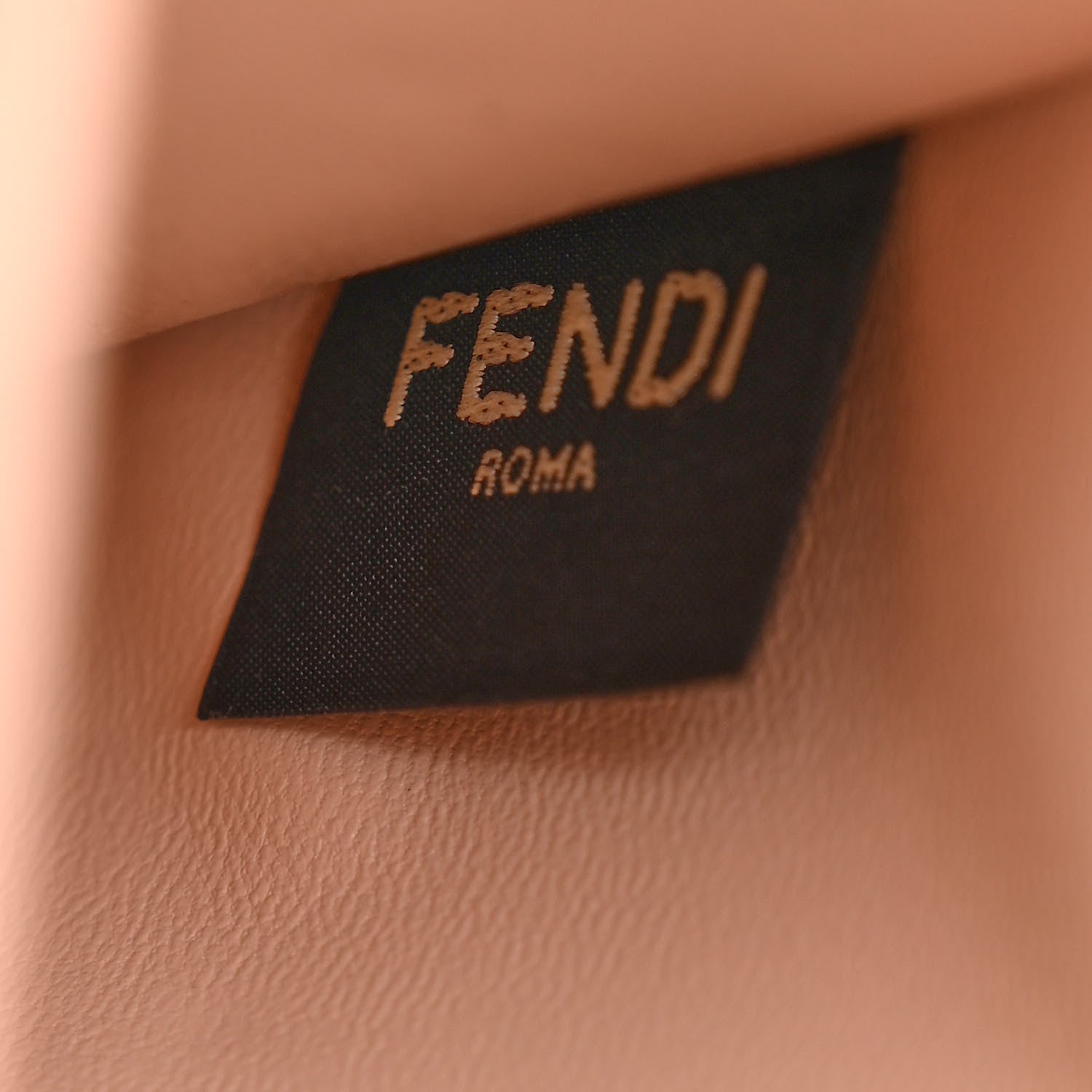 Fendi Curly Shearling Shiny Nappa Medium Peekaboo I SEE U Satchel Rosa Plaster 8 of 12
