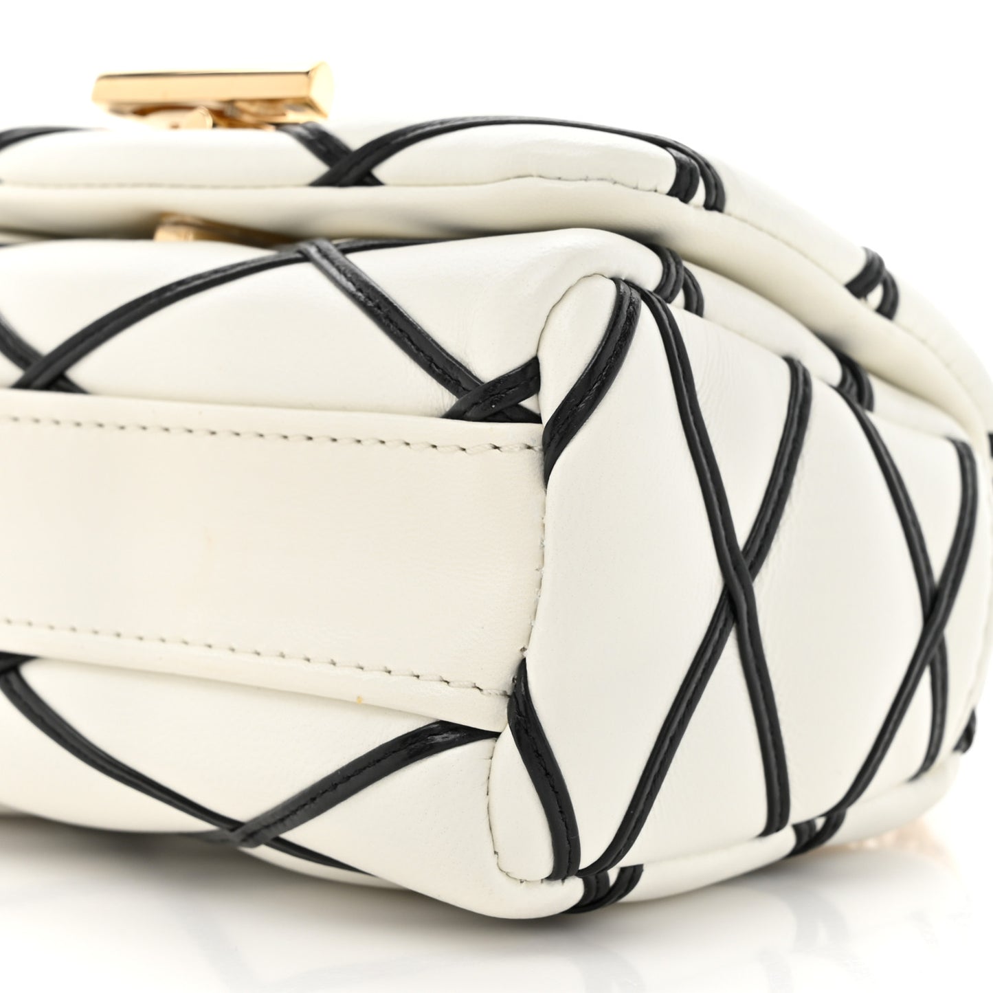 Lambskin Malletage Pico GO-14 White Black