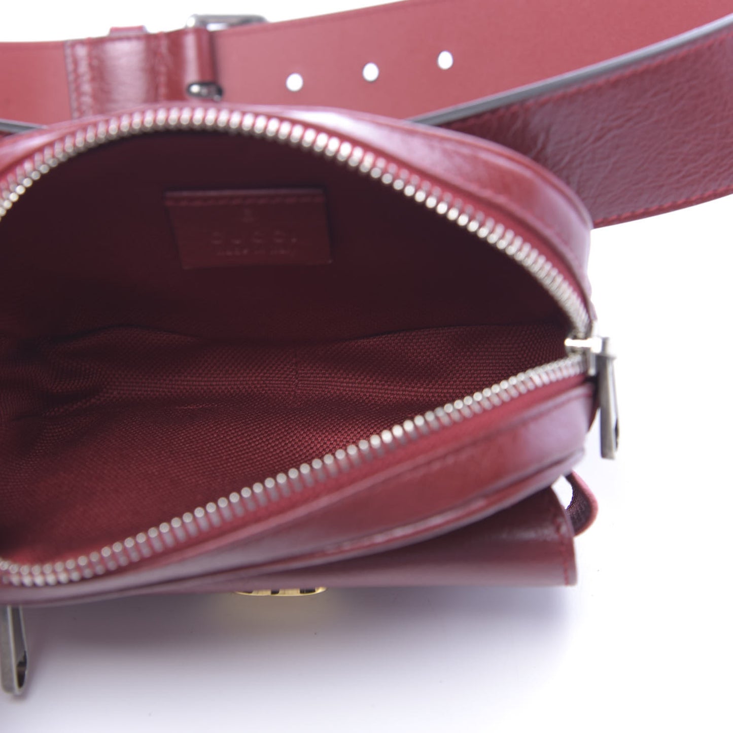Fluffy Calfskin Mini Morpheus Belt Bag 90 36 Red