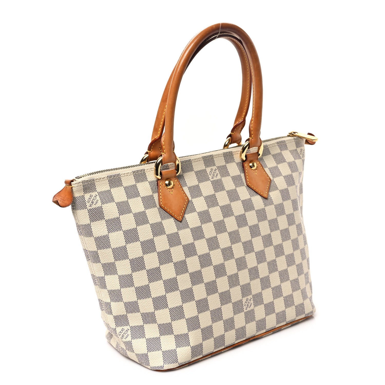 Louis Vuitton Damier Azur Saleya PM 3 of 9