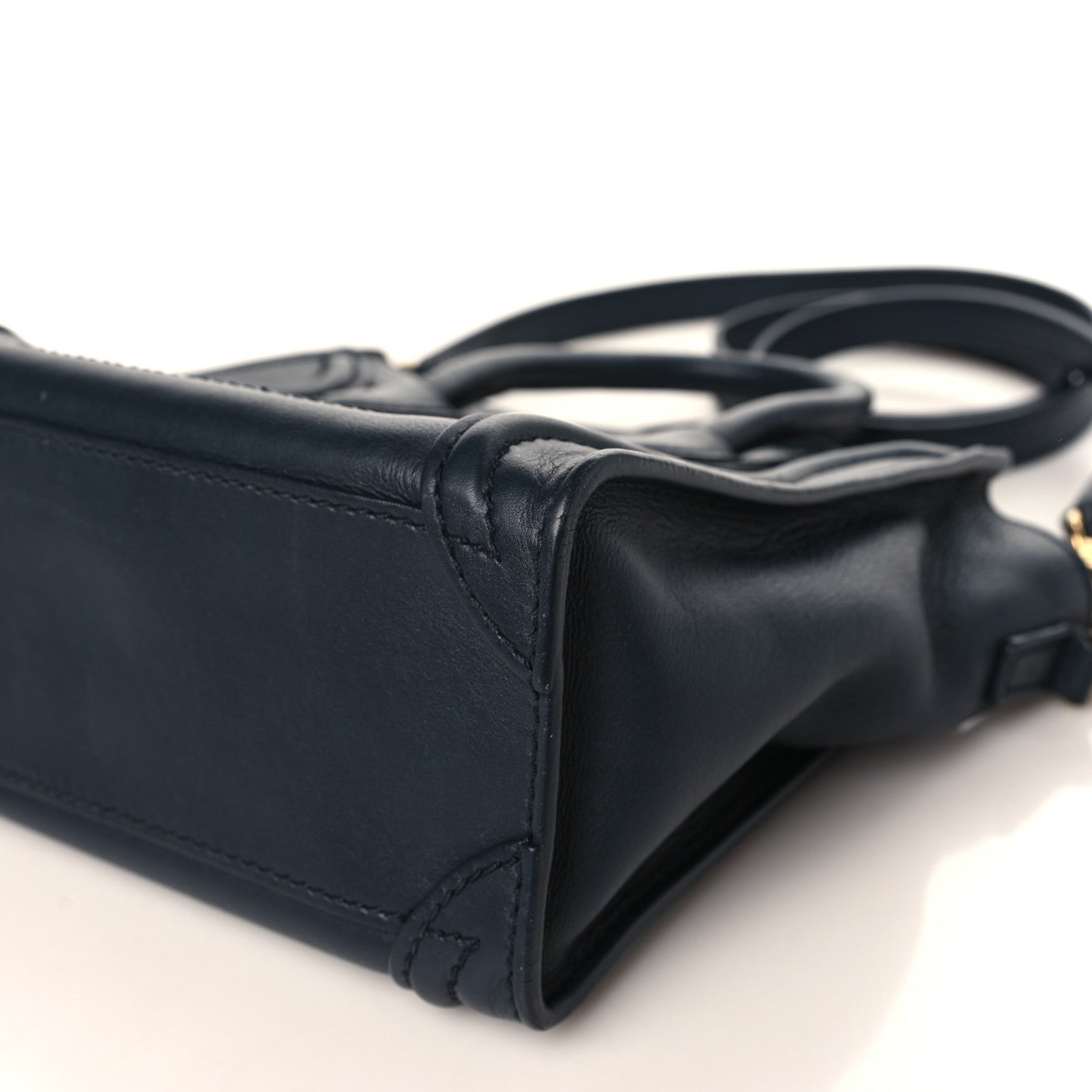 Celine Smooth Calfskin Nano Luggage Ink 8 of 8