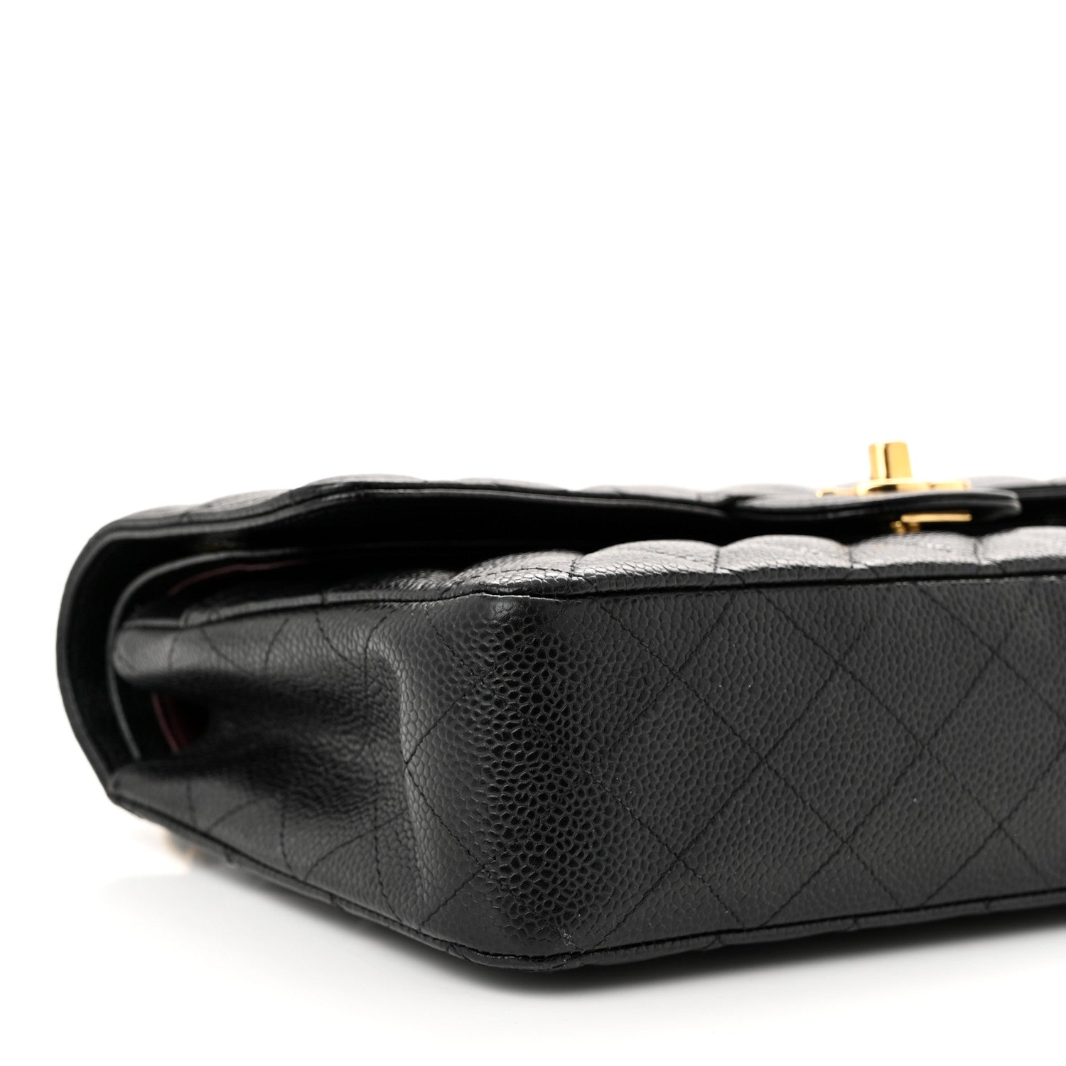 Chanel Caviar Quilted Medium Double Flap Black 9 of 13